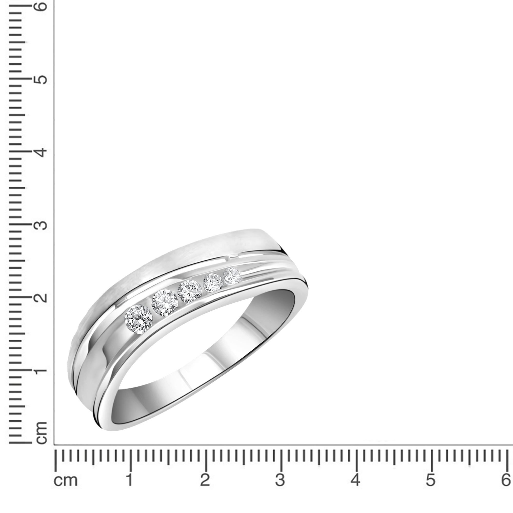 Zeeme Fingerring »925/- Sterling Silber rhodiniert Zirkonia«