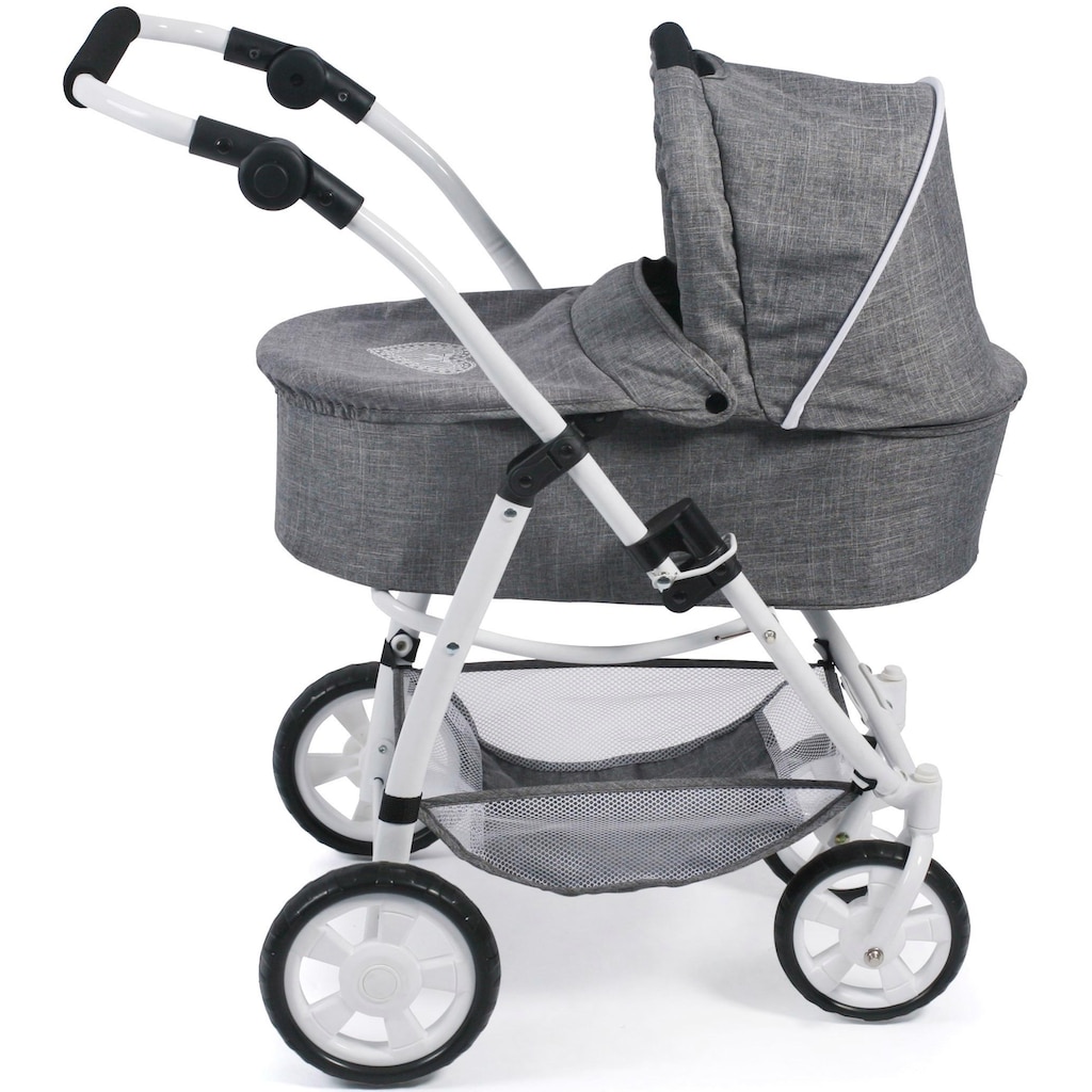 CHIC2000 Kombi-Puppenwagen »Emotion All In 3in1, Jeans Grey«