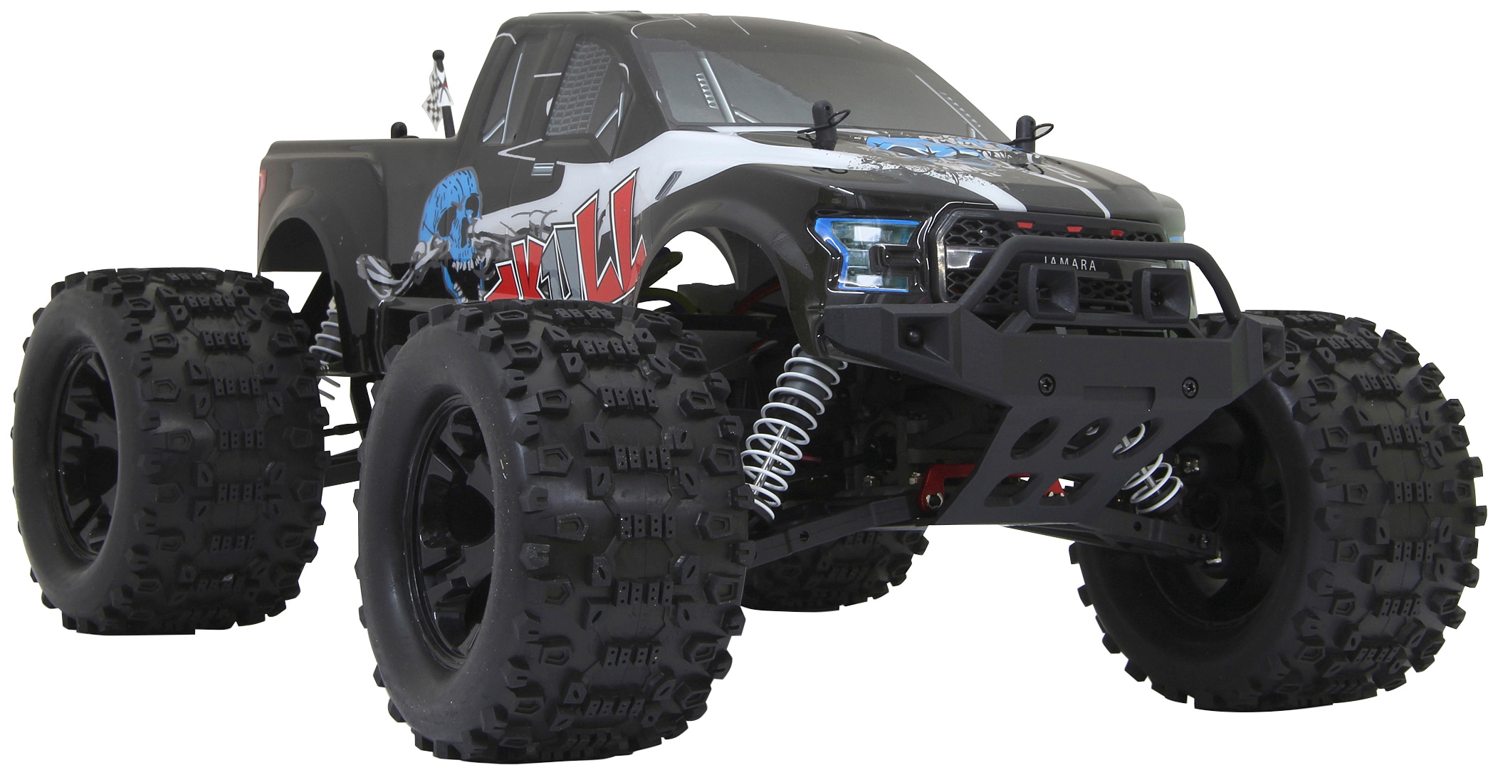 Jamara RC-Monstertruck »Skull Monstertruck 4WD«, 1:10, 2,4 GHz