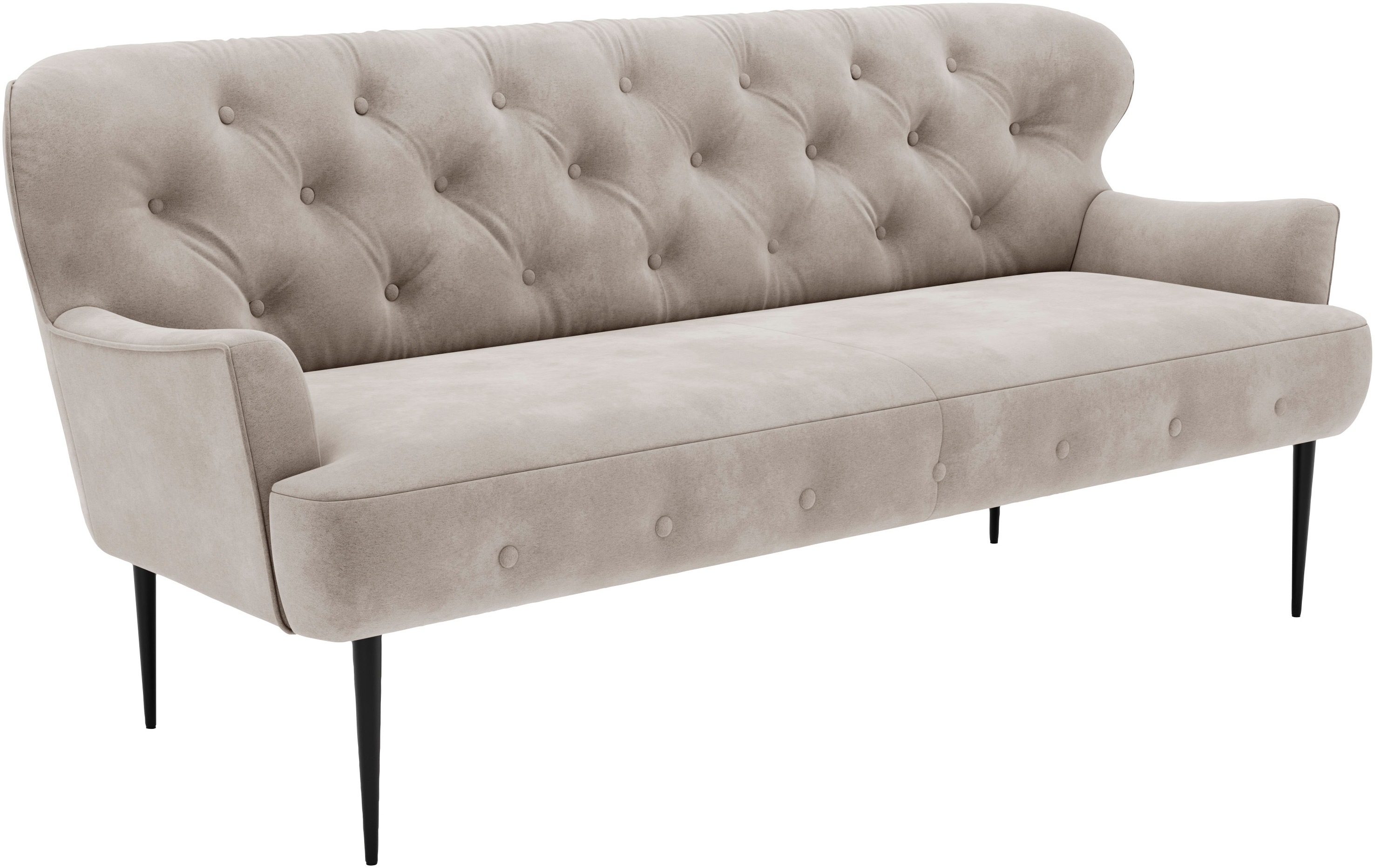 Thumbnail - Home affaire 3-Sitzer "Amber" mit Knopfheftung,in verschieden Stoffarten