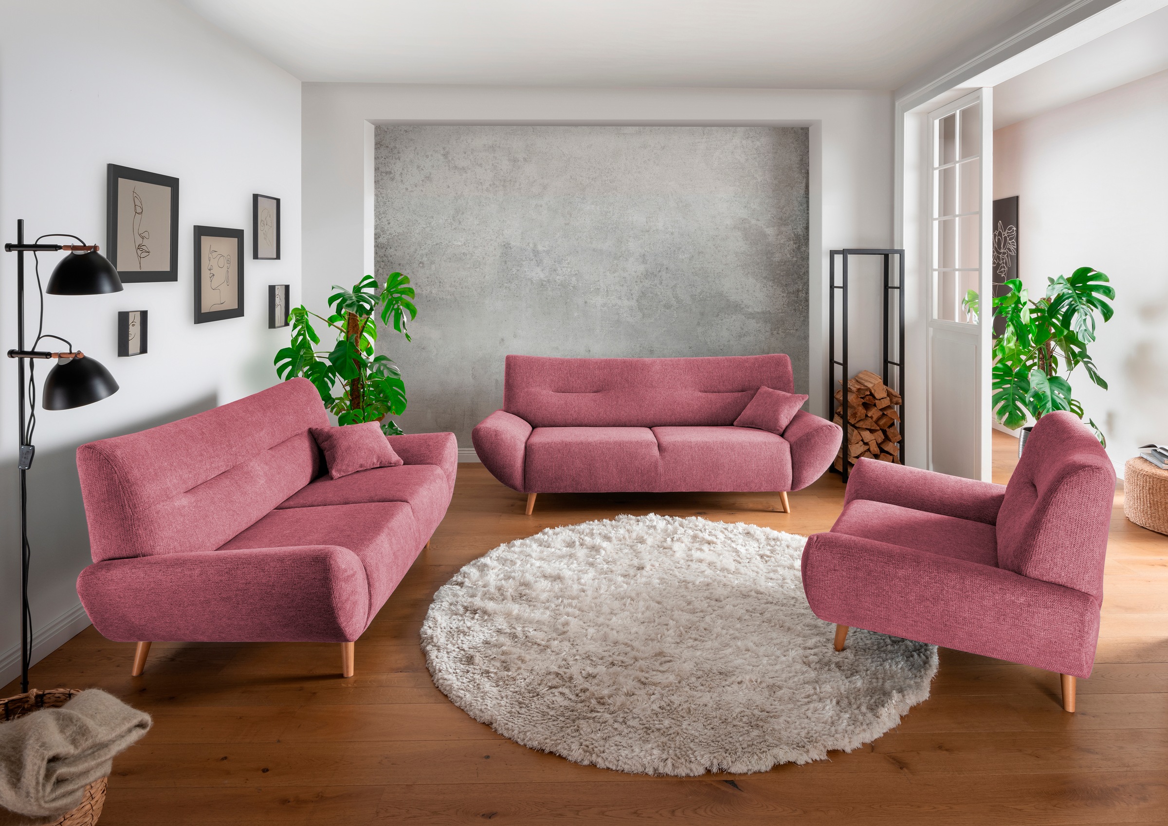 Home affaire Polstergarnitur "Drago elegant und zeitlos, komfortabel, moder günstig online kaufen