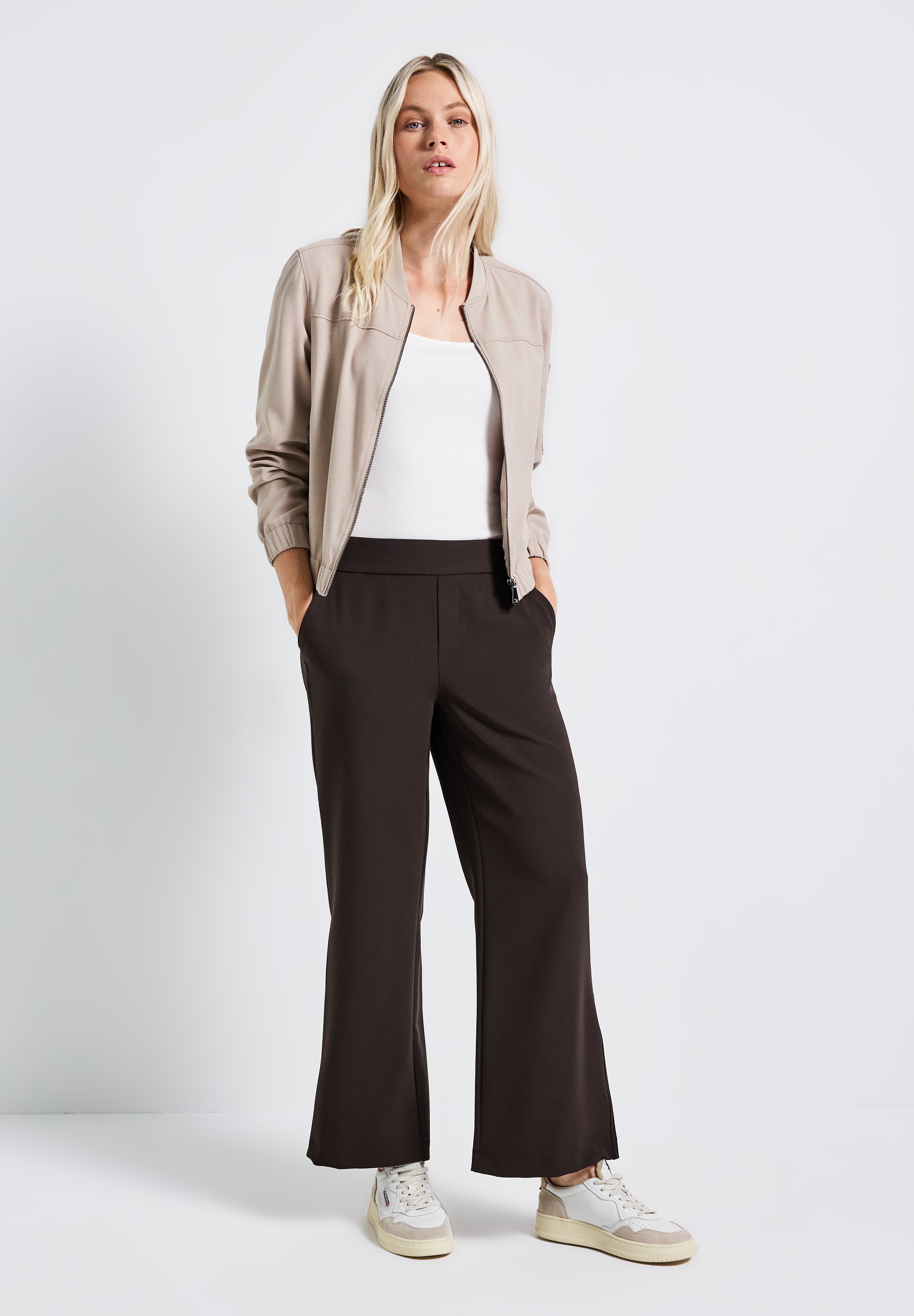 STREET ONE Stoffhose, Middle Waist