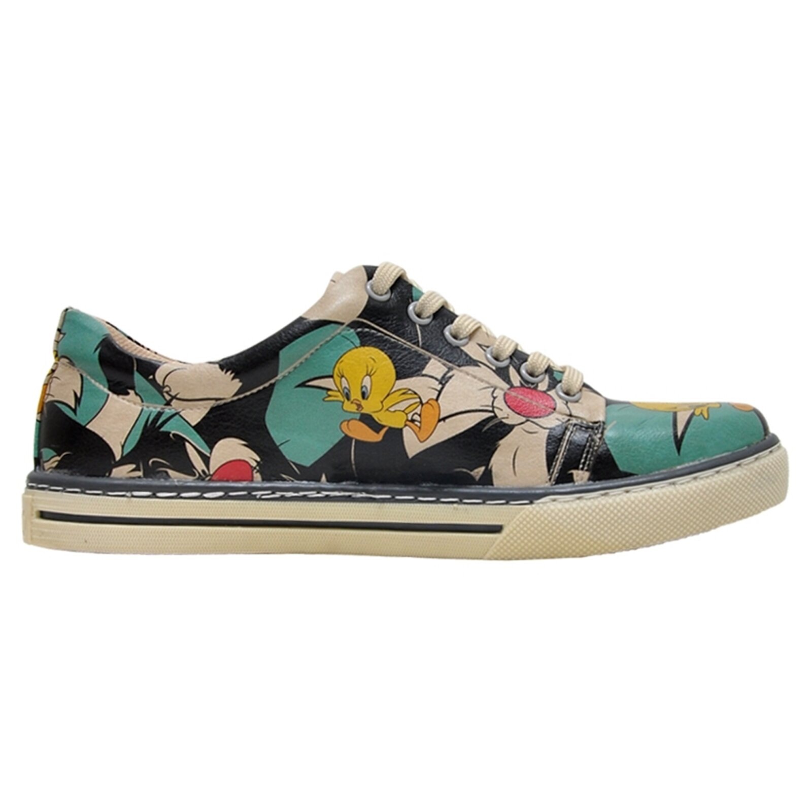 Thumbnail - DOGO Sneaker "Classic Schnürsneaker The Wise Owl Damen Sneaker" Handgefertigt