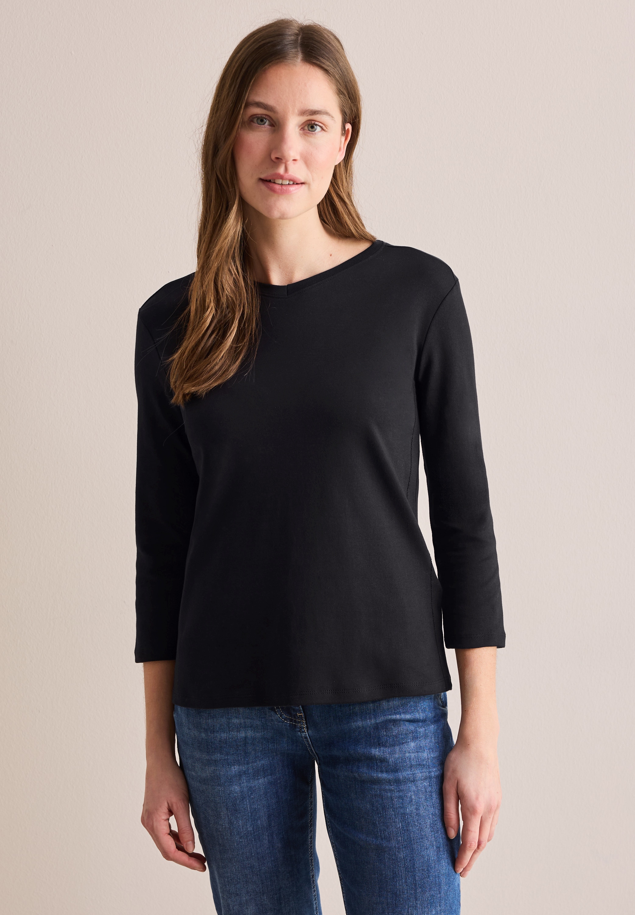 Cecil Langarmshirt, aus reiner Baumwolle