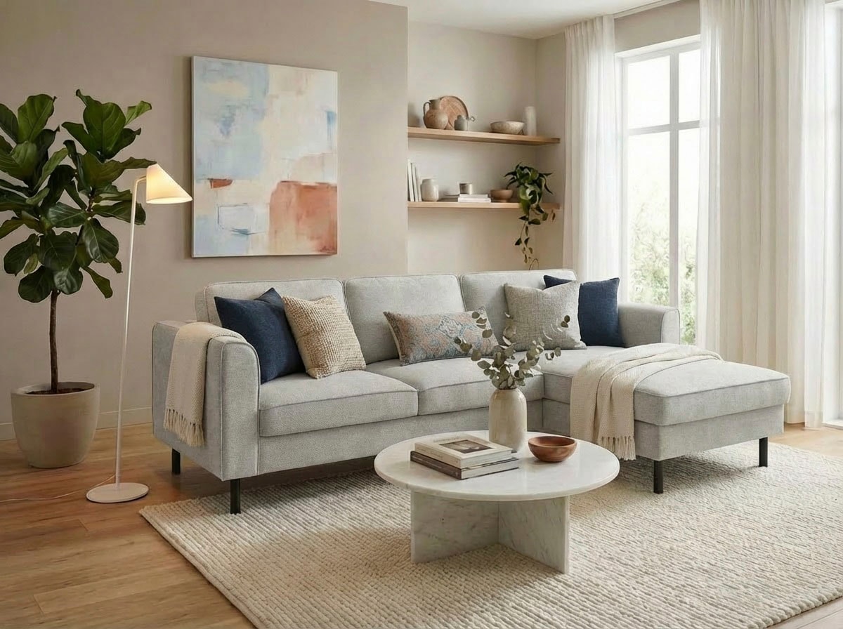 Home affaire Ecksofa "Booster II, whlw. mit Schlaffunktion & Bettkasten, Fuß schwarz" Recamiere beidseitig montierbar,L-Form, in Cord & Struktur LEO o. LINO