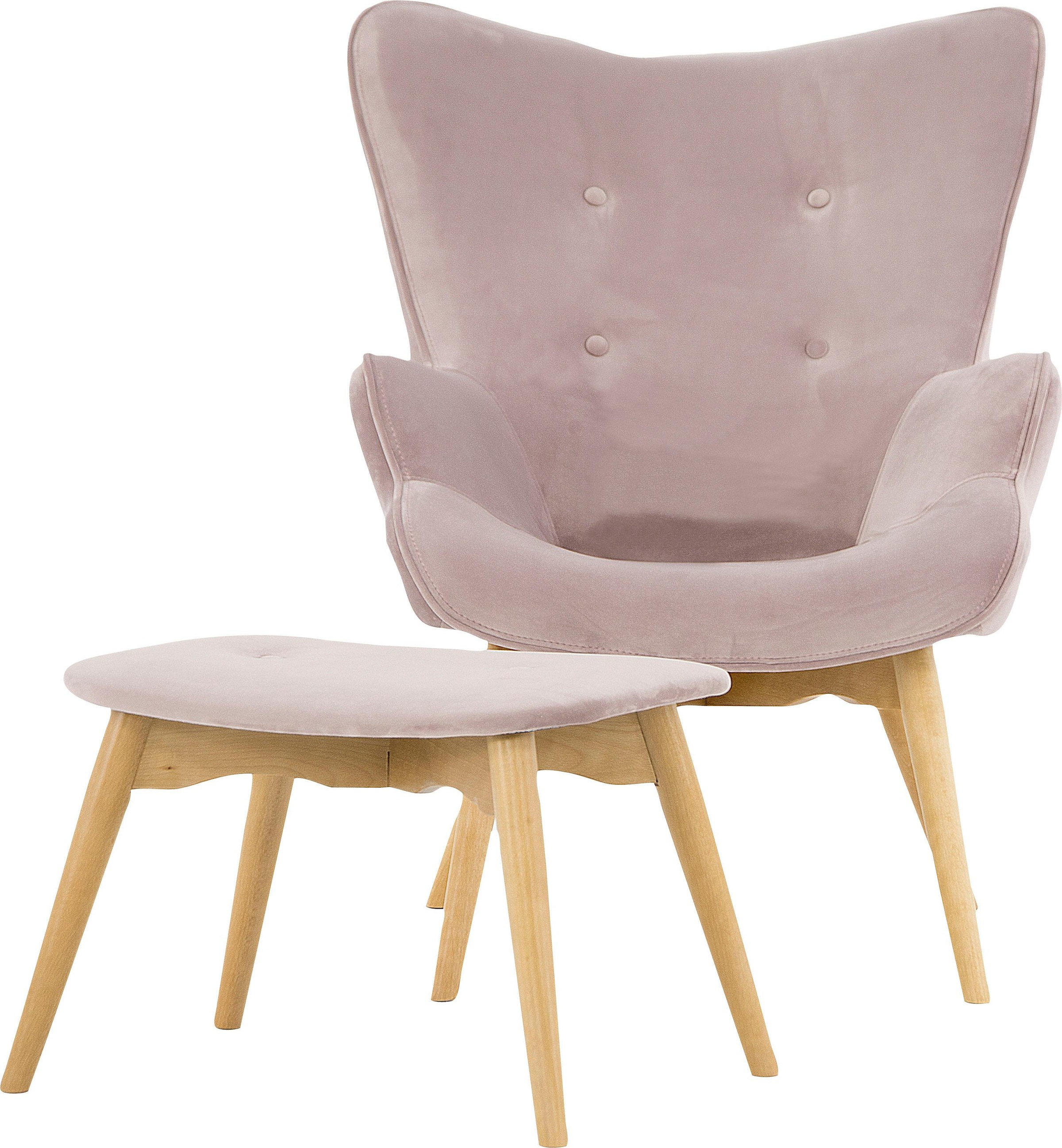 Home affaire Sessel "Egense" wahlweise mit oder ohne Hocker günstig online kaufen