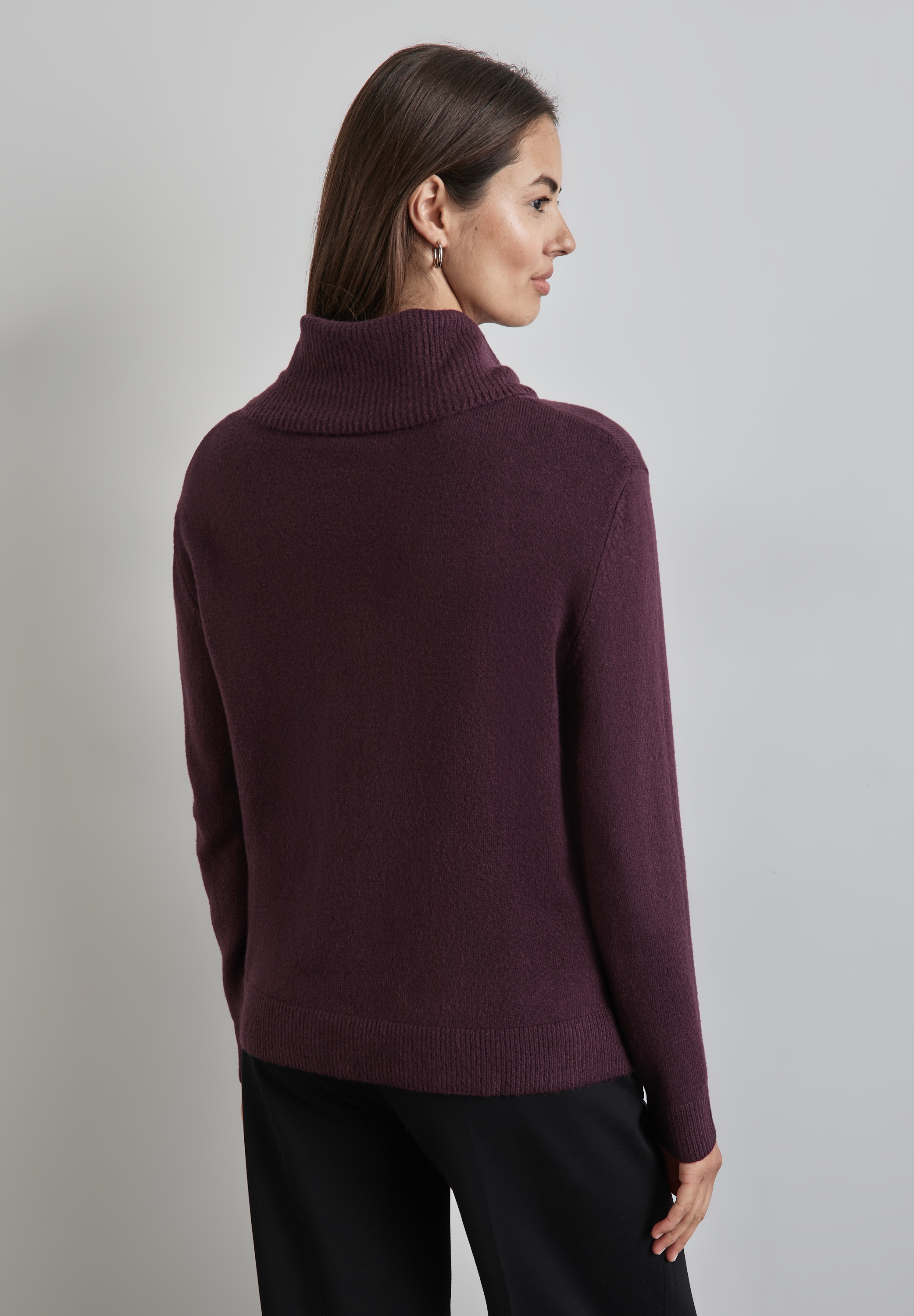 STREET ONE Rollkragenpullover, im soften Baumwoll-Mix