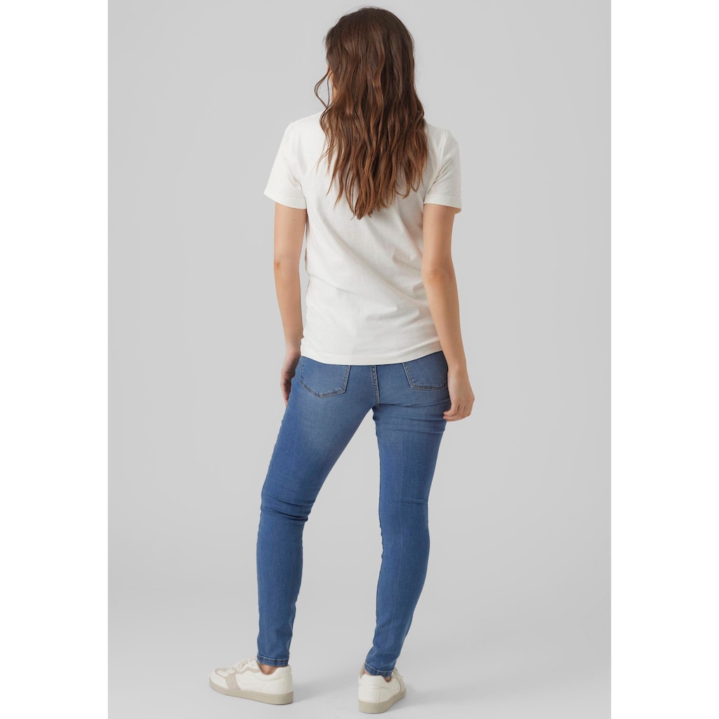 Mamalicious Umstandsjeans »MLMILA«, mit Bauchband