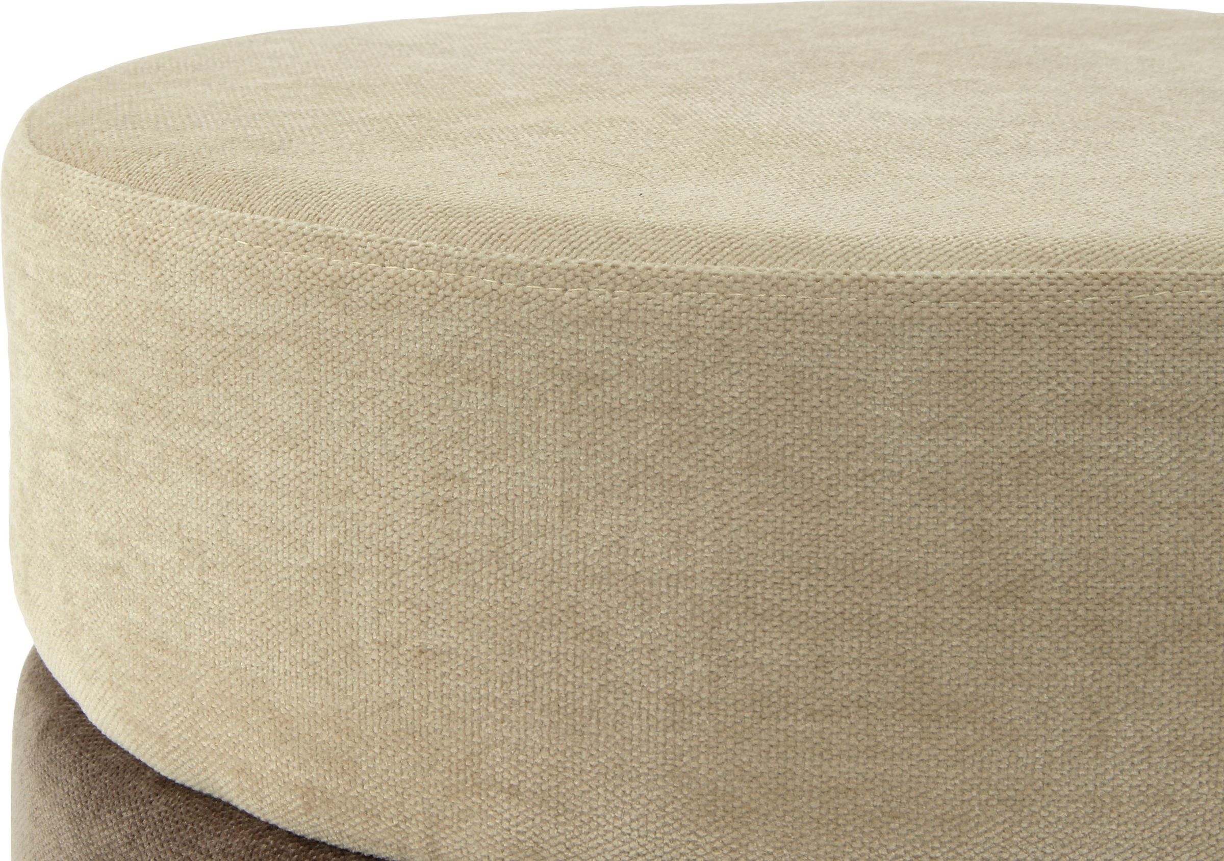 Kayoom Sitzhocker »Hocker Matilda 225, Komfortable runde Form, Gemütlicher Design-Hocker«, (1 St.), samtweich, elegant, gepolstert, große Sitzfläche