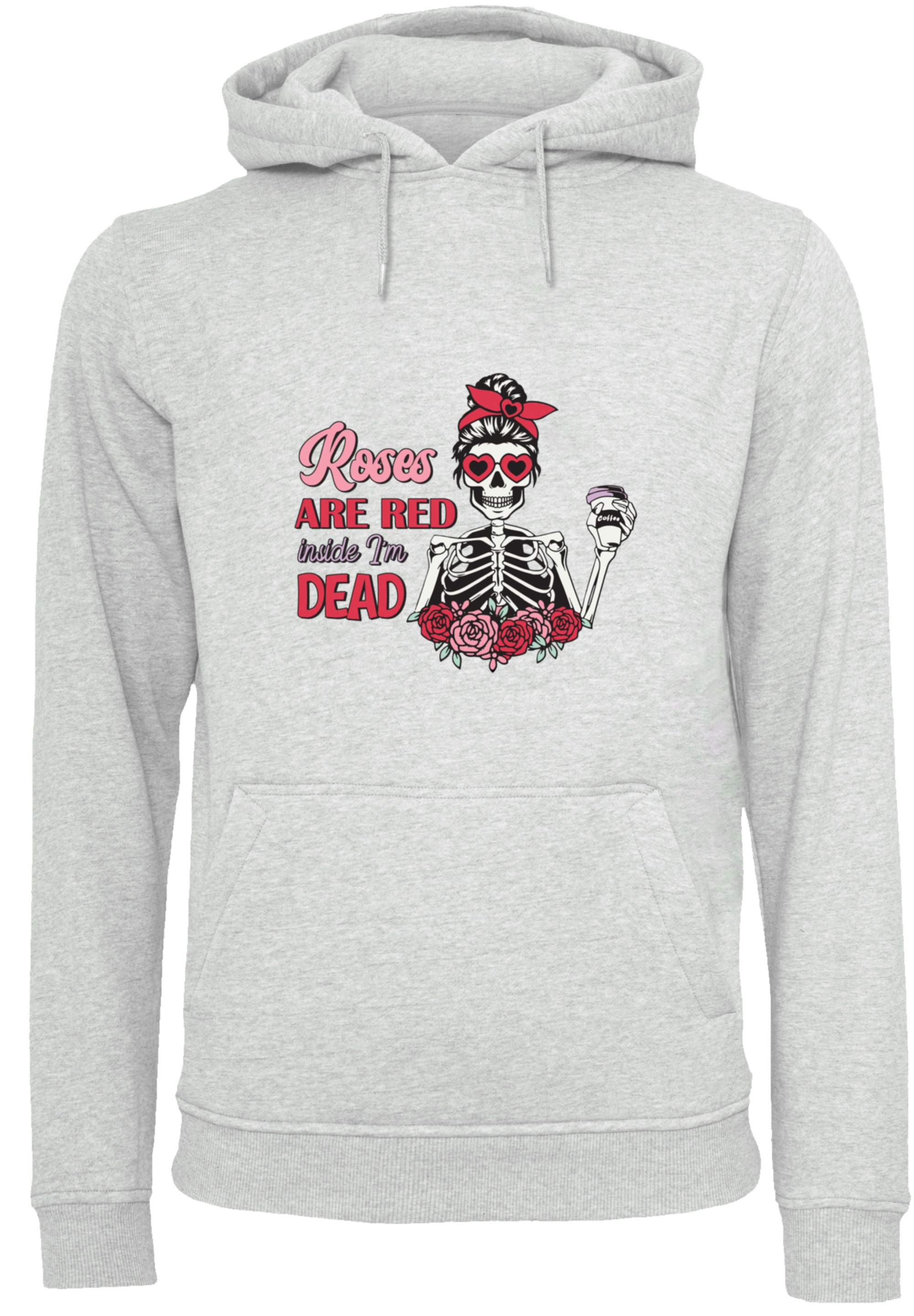 F4NT4STIC Kapuzenpullover »Anti Valentinstag Roses are red« Premium Qualität