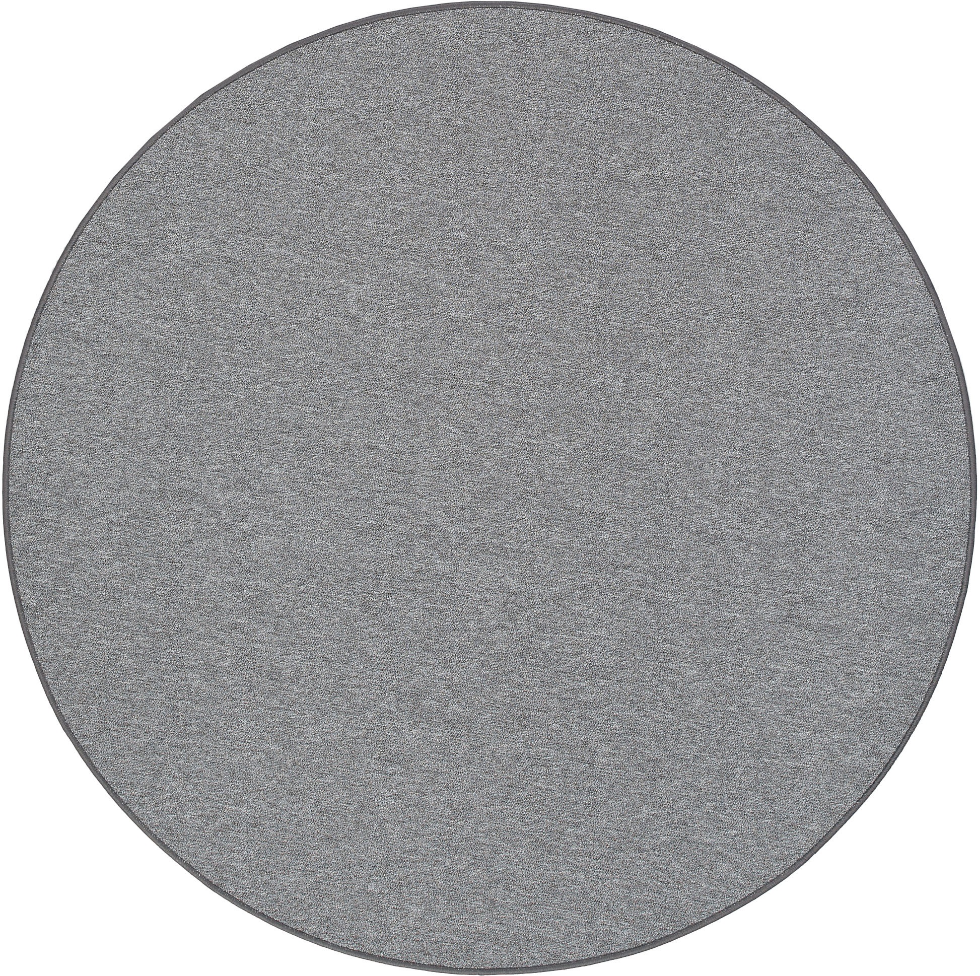 OTTO home Teppich "Fortis, Schlinge, Made in Netherlands" rund 5 mm Höhe Uni Farben, gekettelt, strapazierfähig, Wohnzimmer