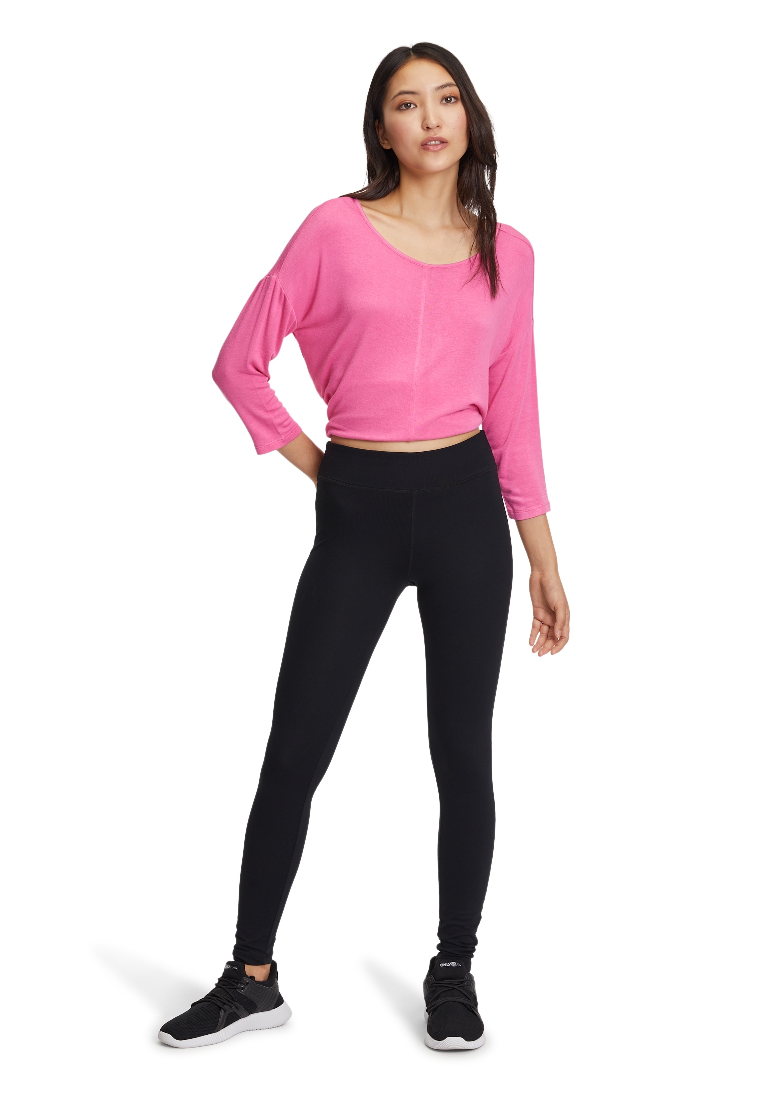 Betty Barclay 3/4-Arm-Shirt »Betty Barclay Feinstrickpullover mit überschnittenen Ärmeln«, (1 tlg.), Design