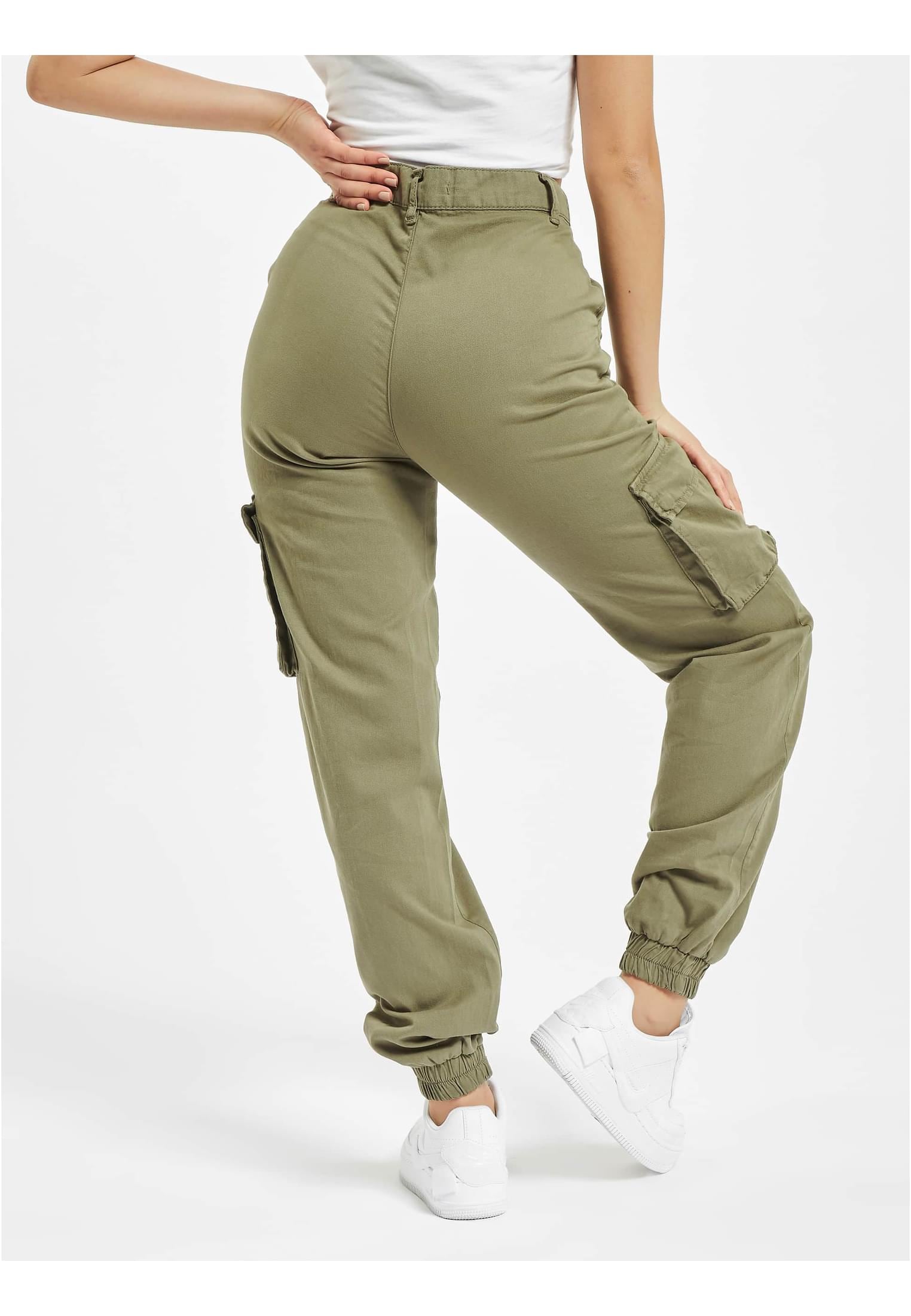 DEF Stoffhose "DEF Damen Aya Cargopants", (1 tlg.) günstig online kaufen