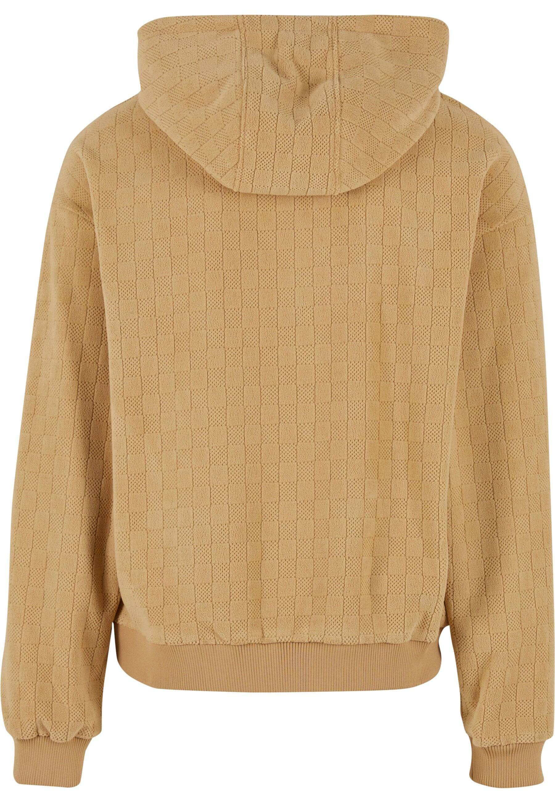 URBAN CLASSICS Kapuzensweatshirt »Urban Classics Jaquard Velvet Suit«, (1 tlg.)