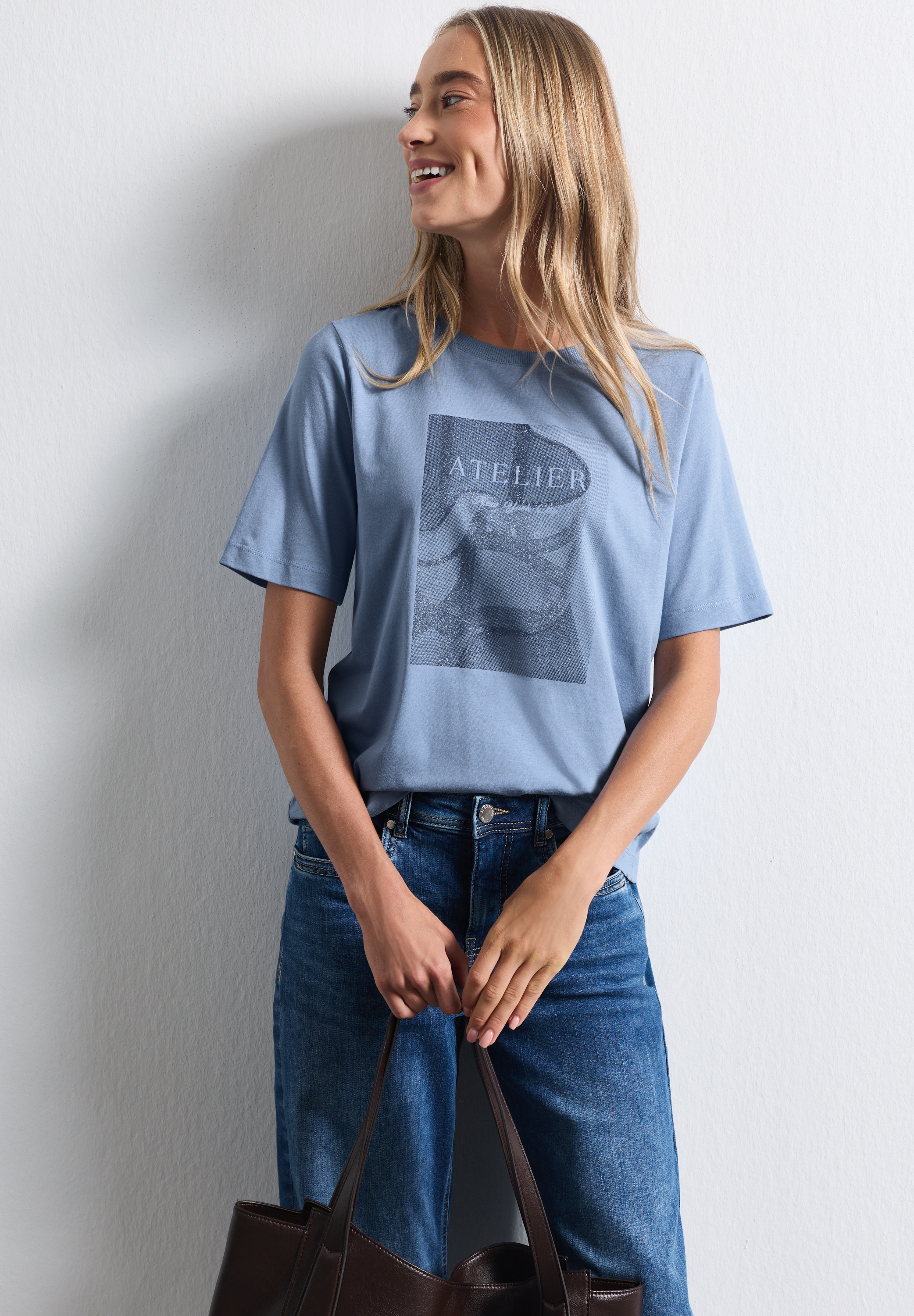 STREET ONE Kurzarmshirt mit modischem Fotoprint