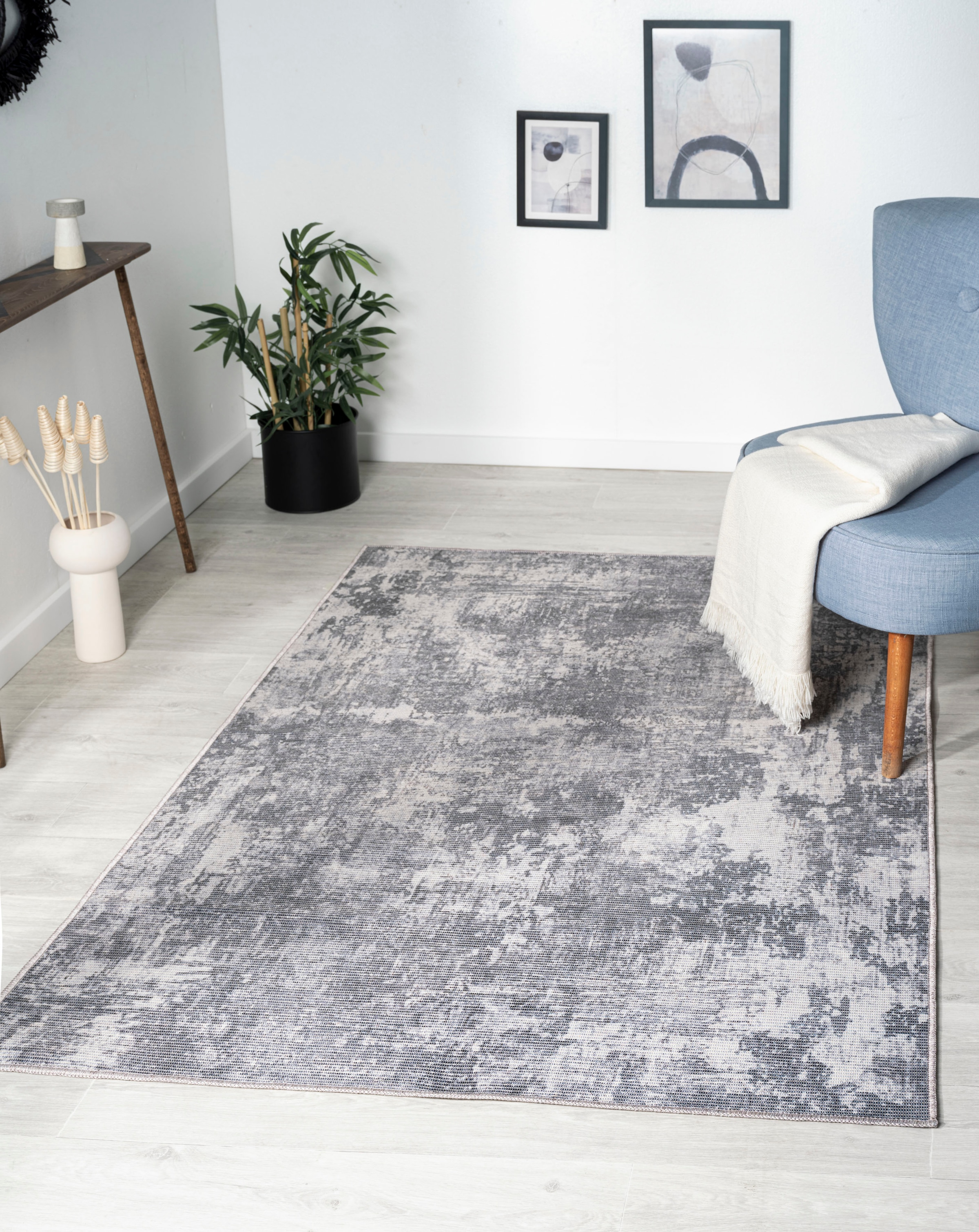 Myflair Möbel & Accessoires Teppich "Avery" rechteckig 10 mm Höhe Kurzflor, günstig online kaufen