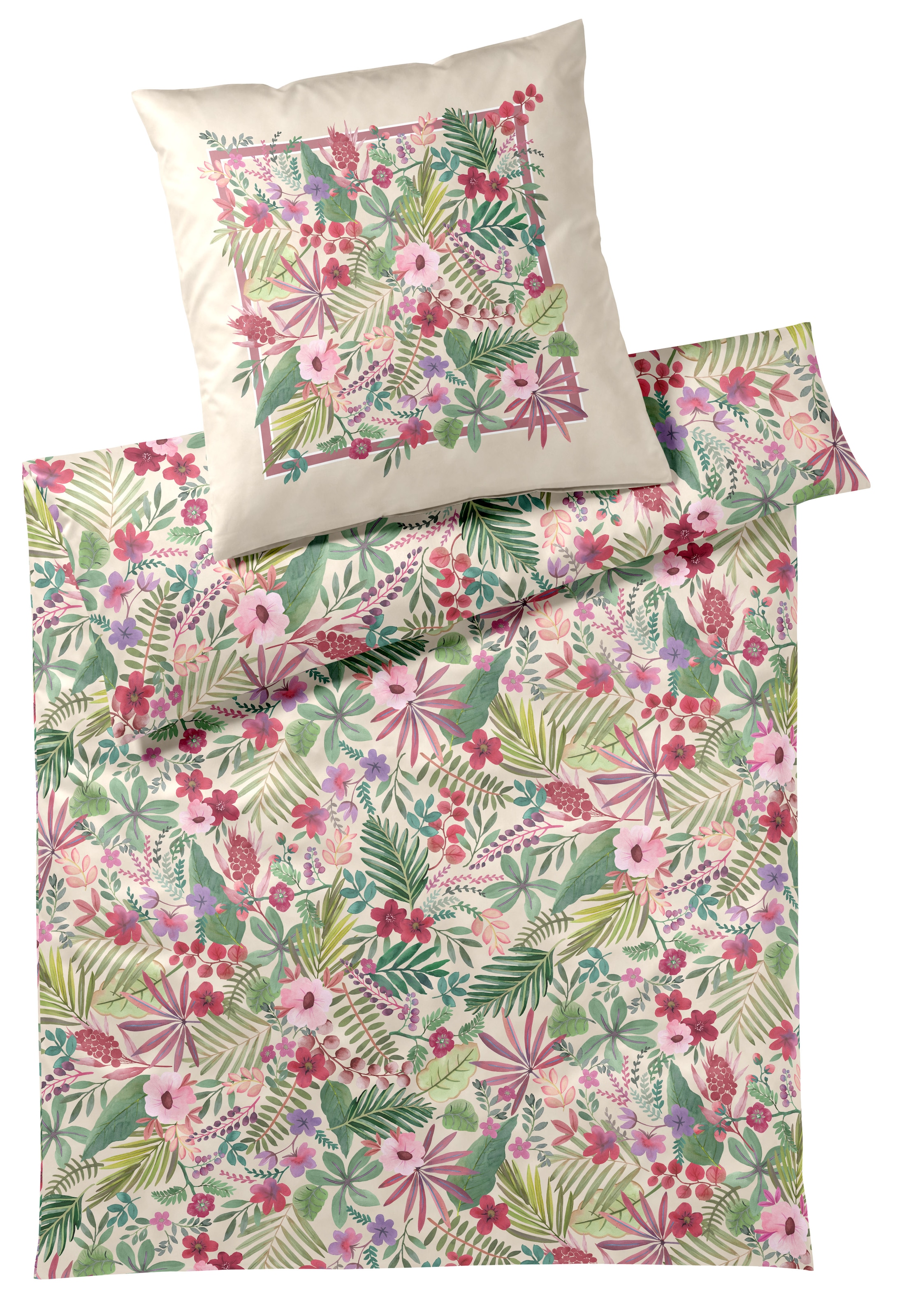 Elegante Bettwäsche "Rise" 2 Stk. tlg. angenehmes Hautgefühl günstig online kaufen