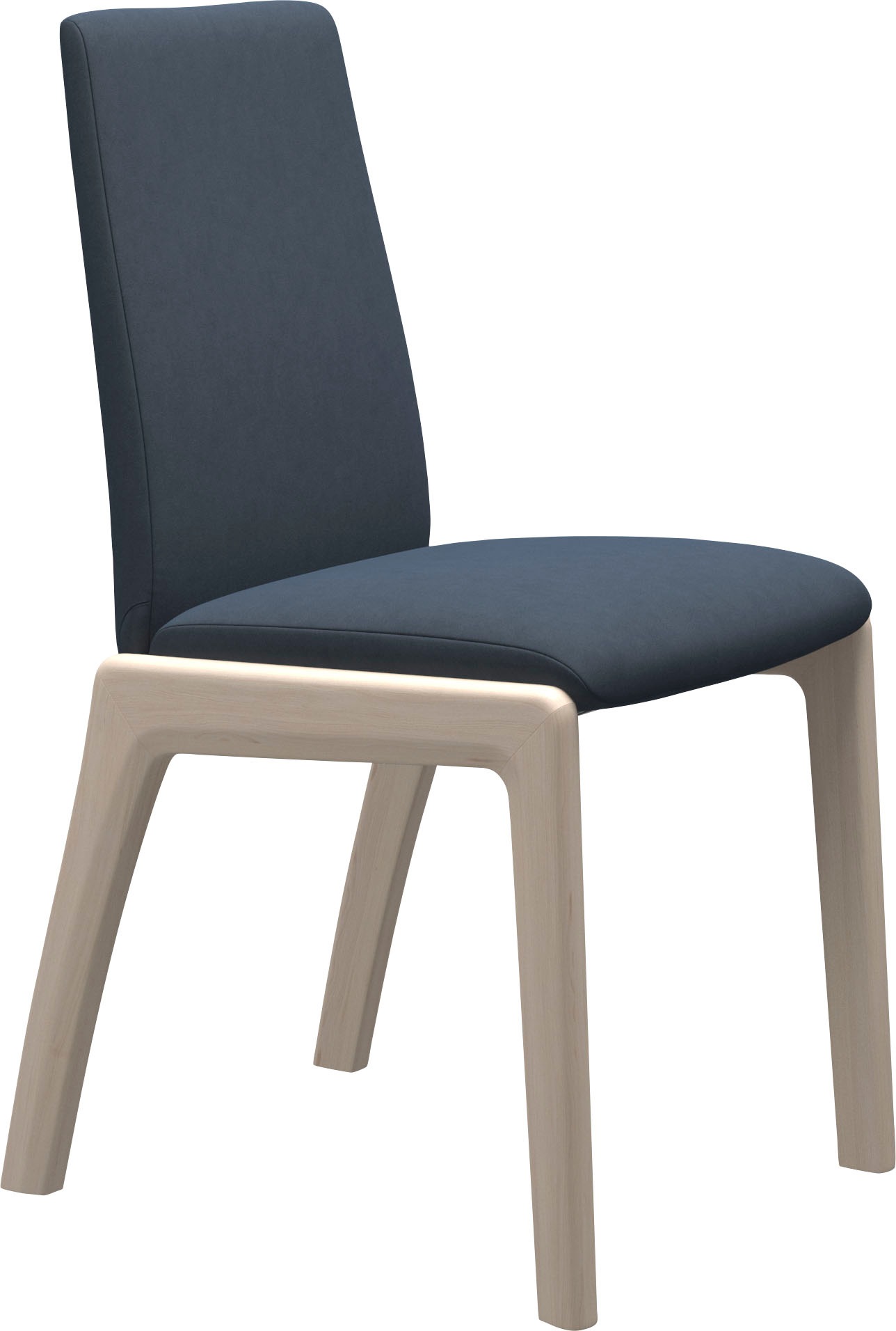 Stressless® Polsterstuhl »Laurel«, Microfaser DINAMICA, Low Back, Größe M, mit abgerundeten Beinen in Eiche gekalkt