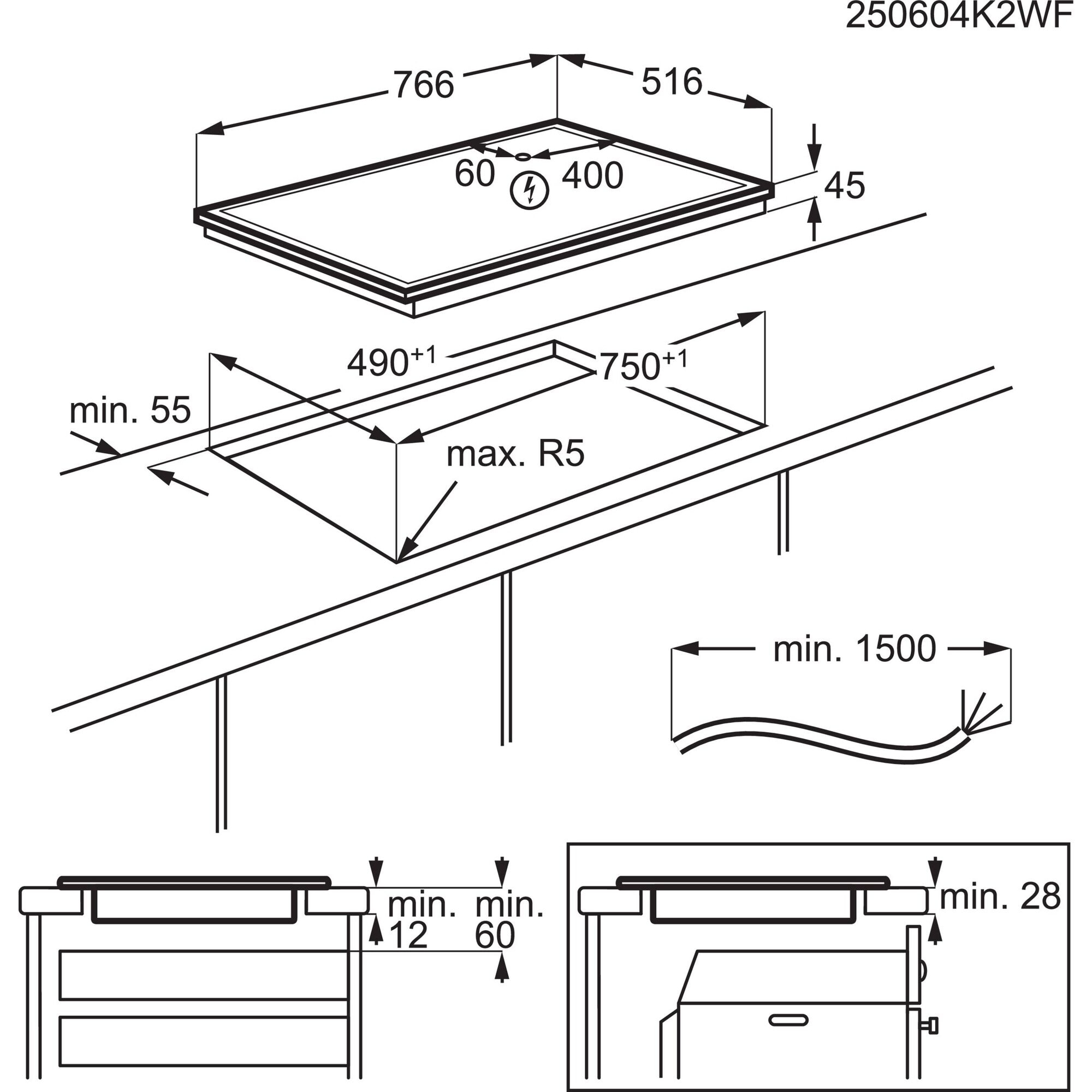 AEG Elektro-Kochfeld »TI84HAF7XB« Rapid‑Power Made in Germany: Kürzere Aufheizzeiten beim Kochen