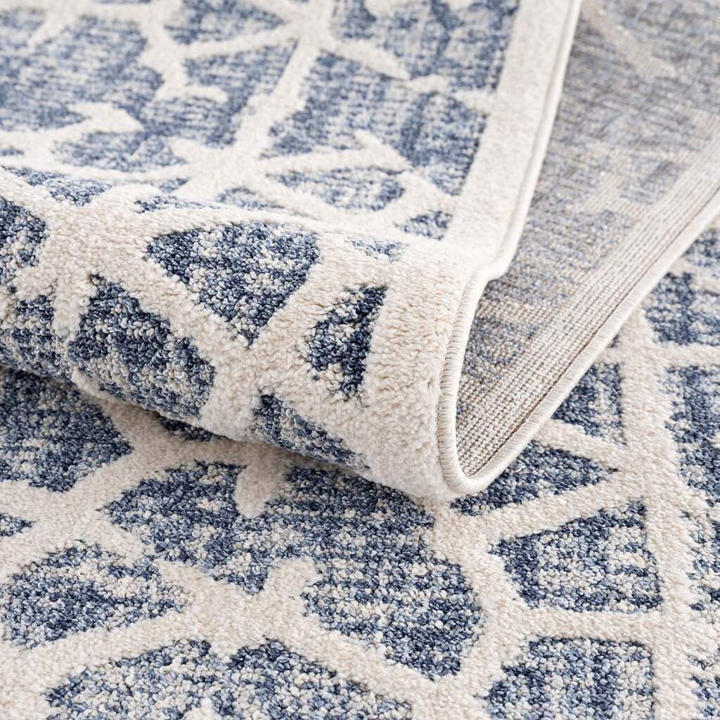Carpet City Teppich »Art 1271« rechteckig 7 mm Höhe Läufer, Kurzflor, Skandi-Muster, ideal für Wohnzimmer & Schlafzimmer