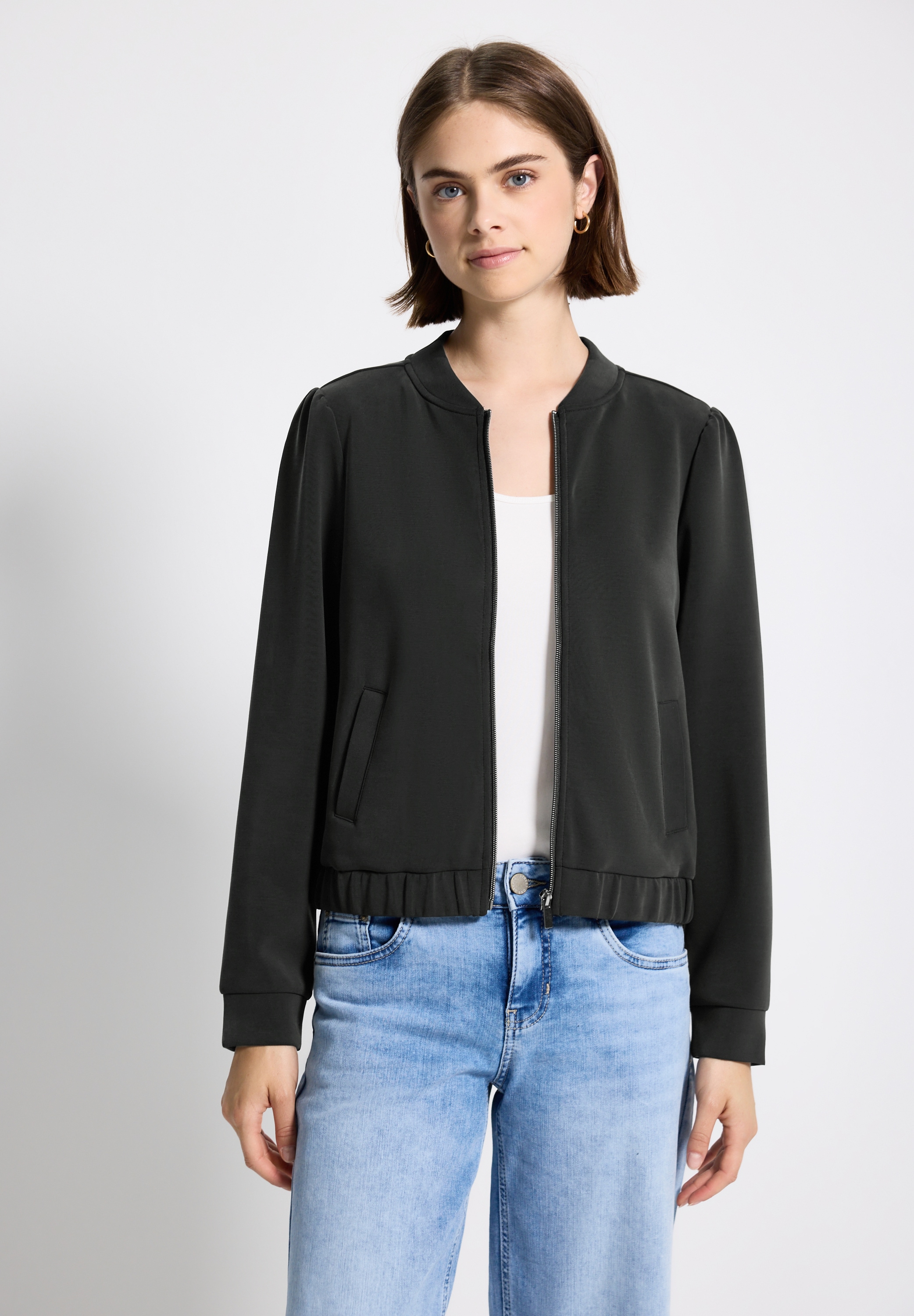 STREET ONE STUDIO Cardigan, mit Elastiksaum günstig online kaufen