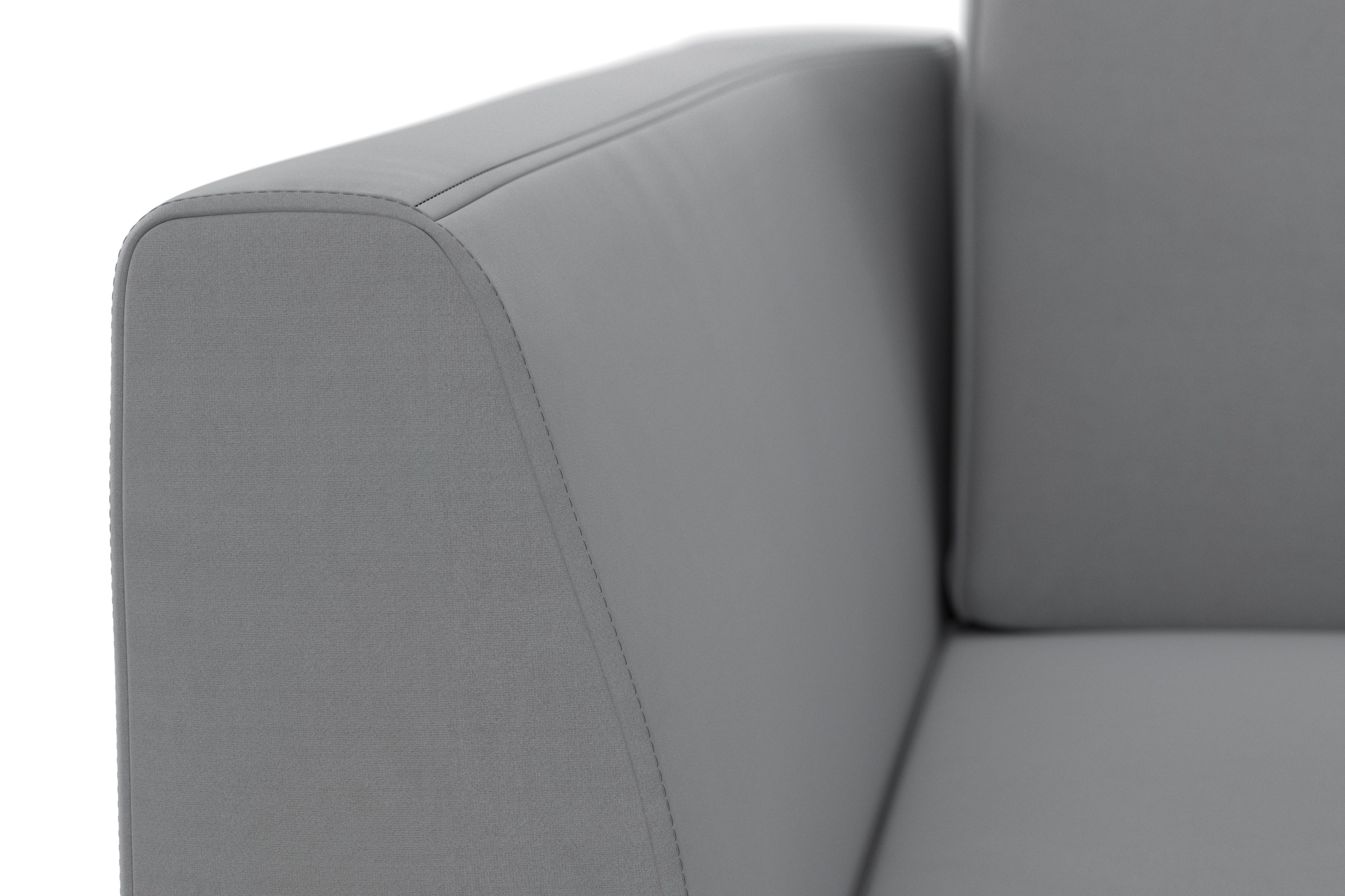 sit&more Ecksofa »Lindholm L-Form«, mit Sitztiefenverstellung und Federkern