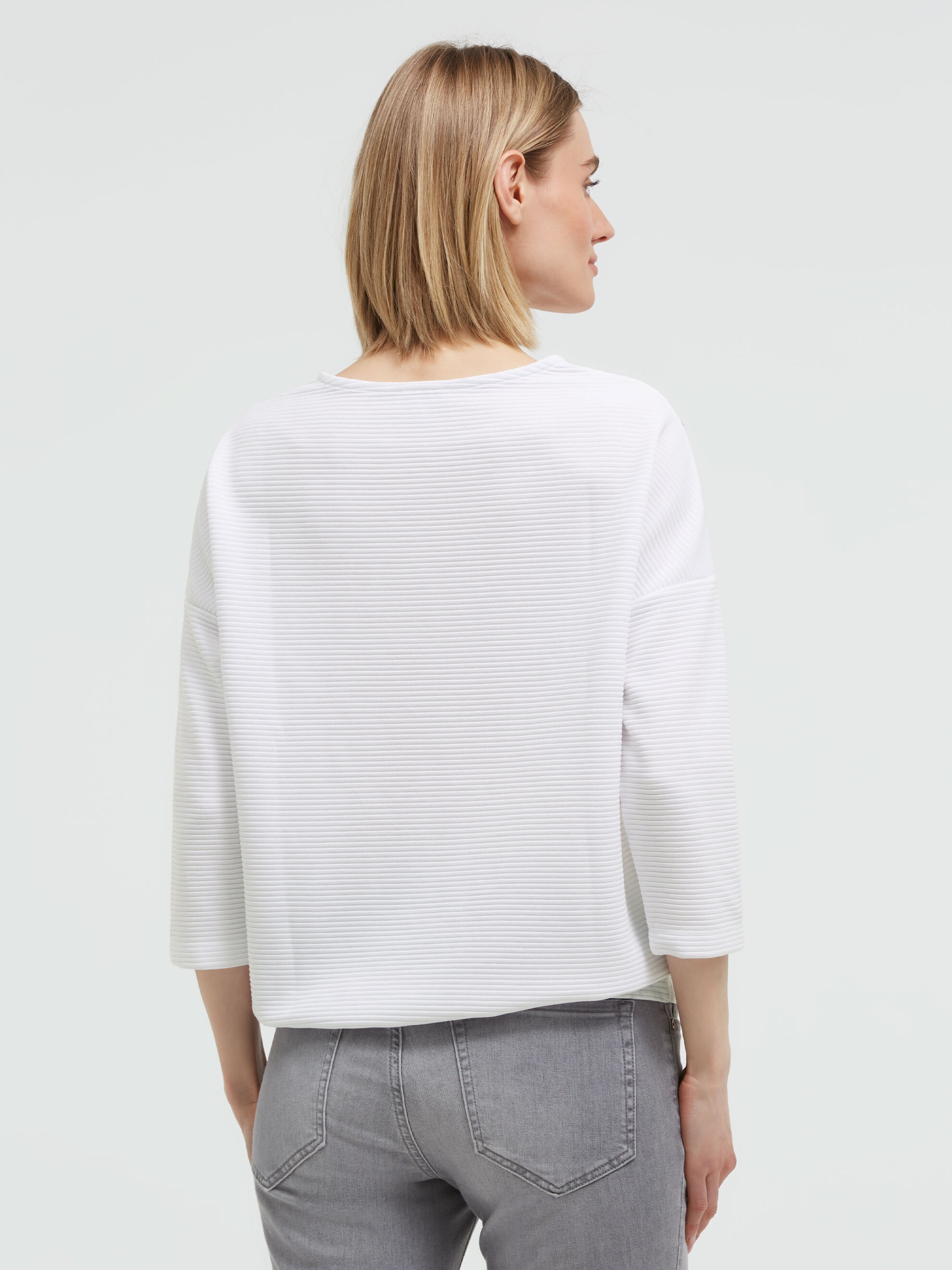 SOCCX 3/4-Arm-Shirt mit elastischem Saum