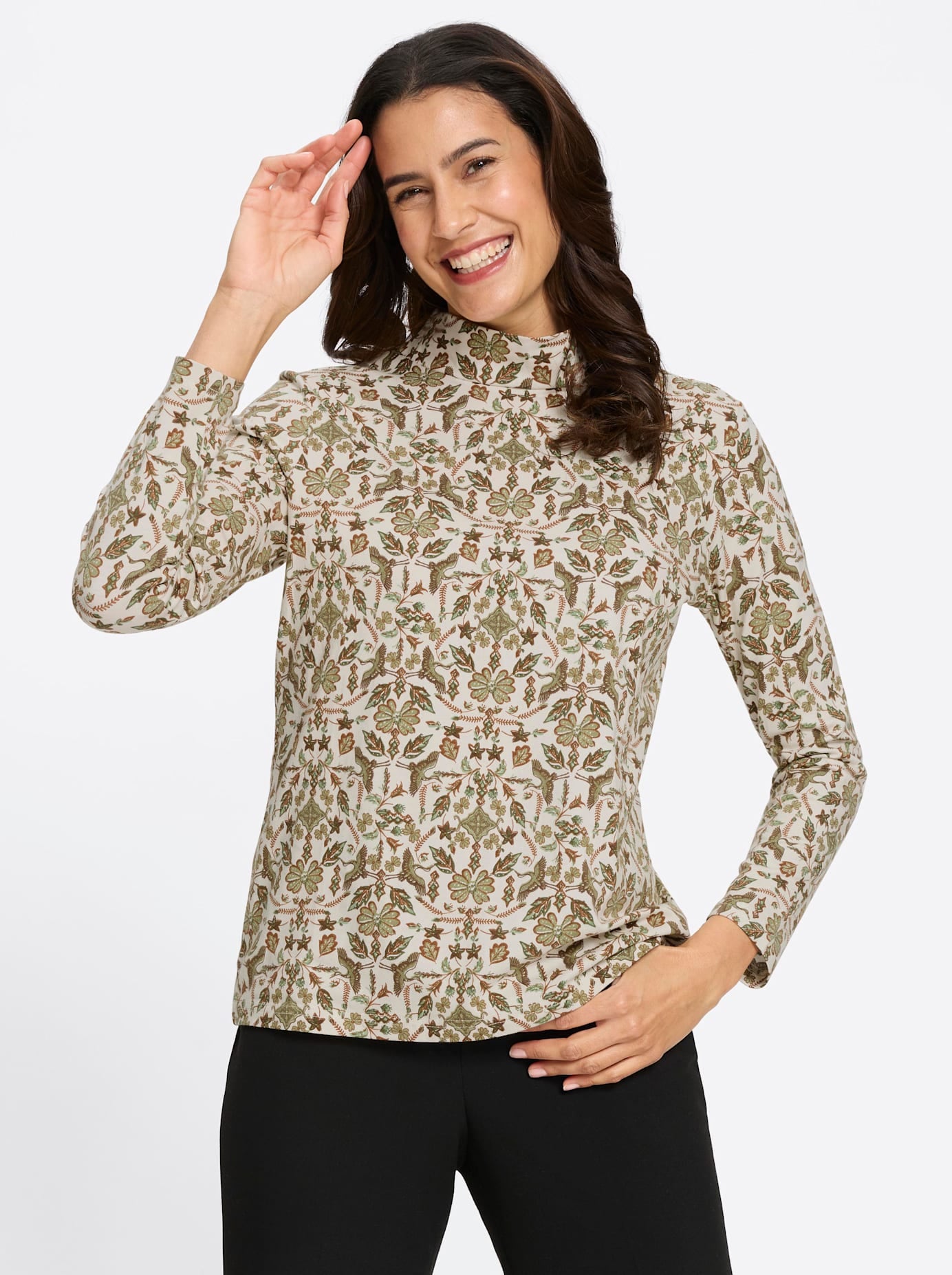 Inspirationen Stehkragenshirt »Stehkragen-Shirt« 1