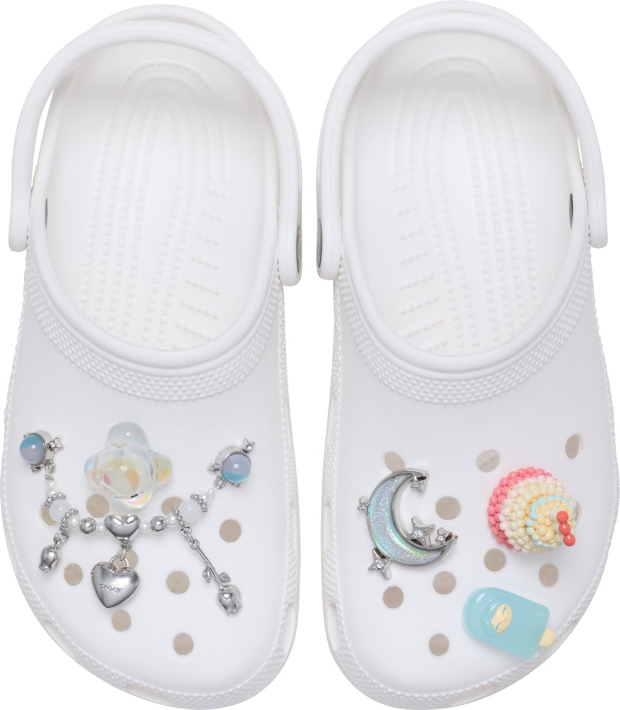 Crocs Schuhanstecker »Jibbitz™ Iridescent Summer«, (Set, 5 tlg., Kein Spielzeug. Nicht für Kinder unter 3 Jahren geeignet), Charm, Anstecker für Crocs Schuhe