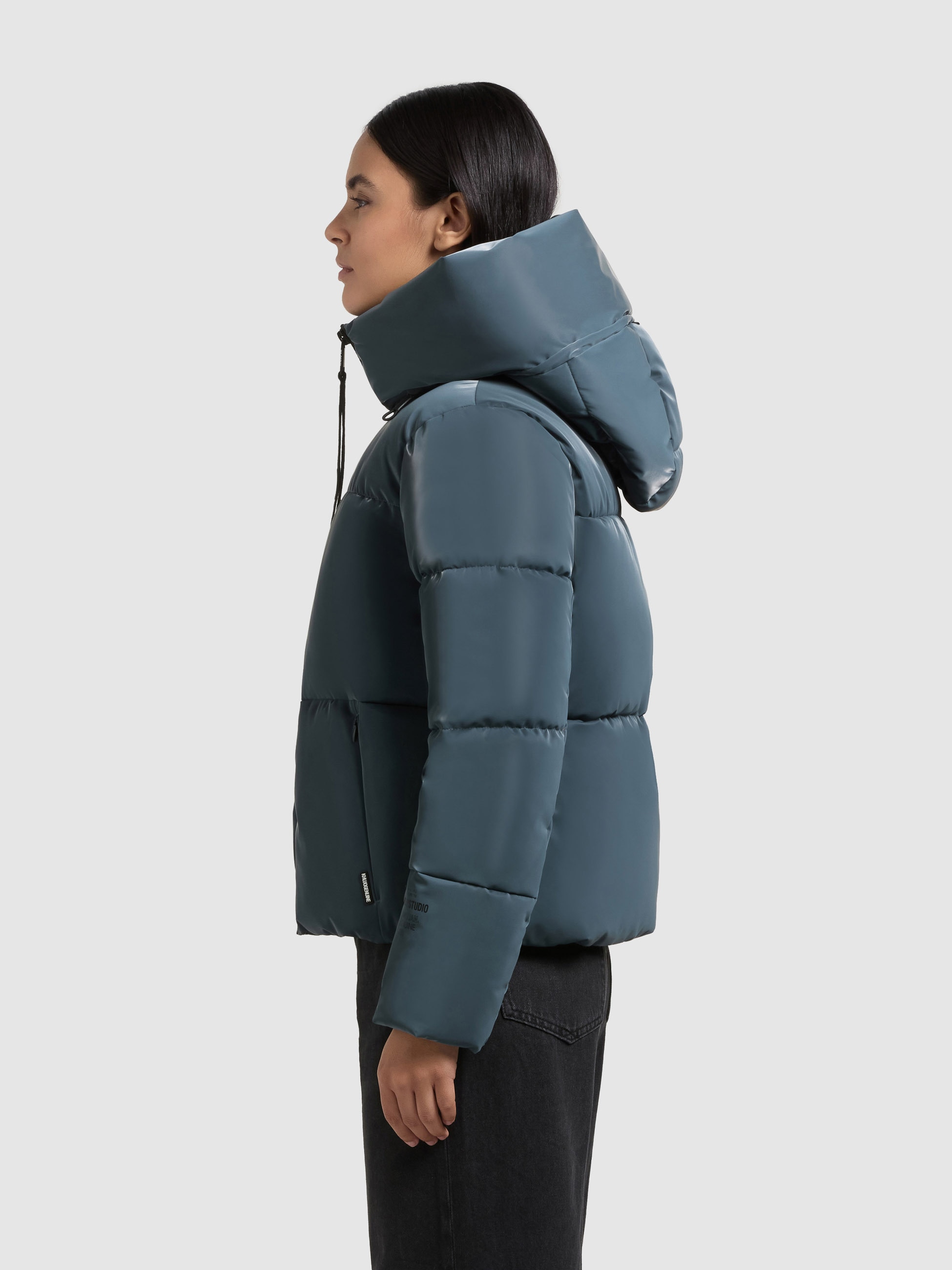 khujo Steppjacke »AUDREY SHINY« mit Kapuze