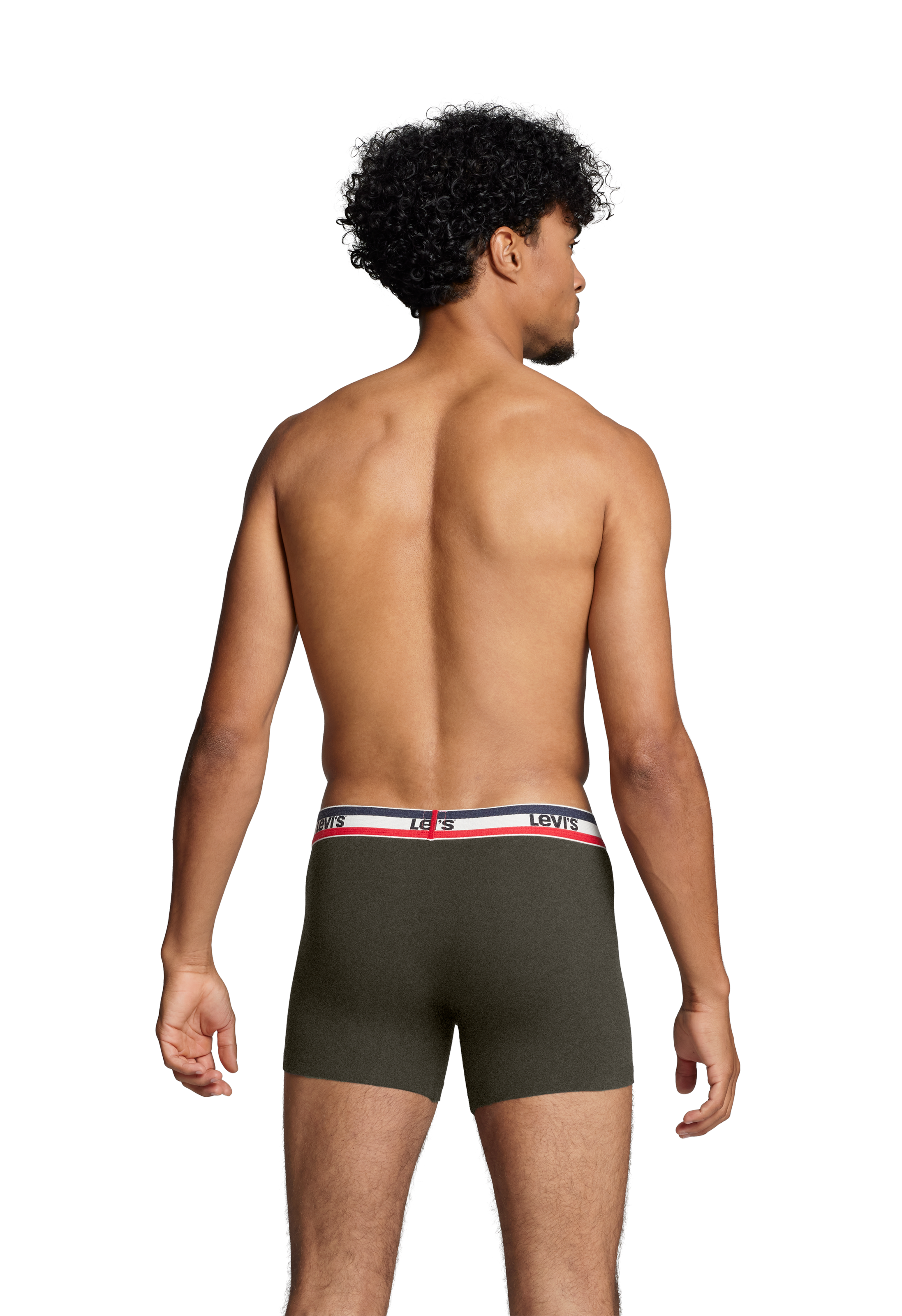 Levi's® Boxershorts »LEVIS MEN SPRTSWR LOGO BOXER BRIEF 3P«, (Packung, 3er Pack), mit breitem Logobund