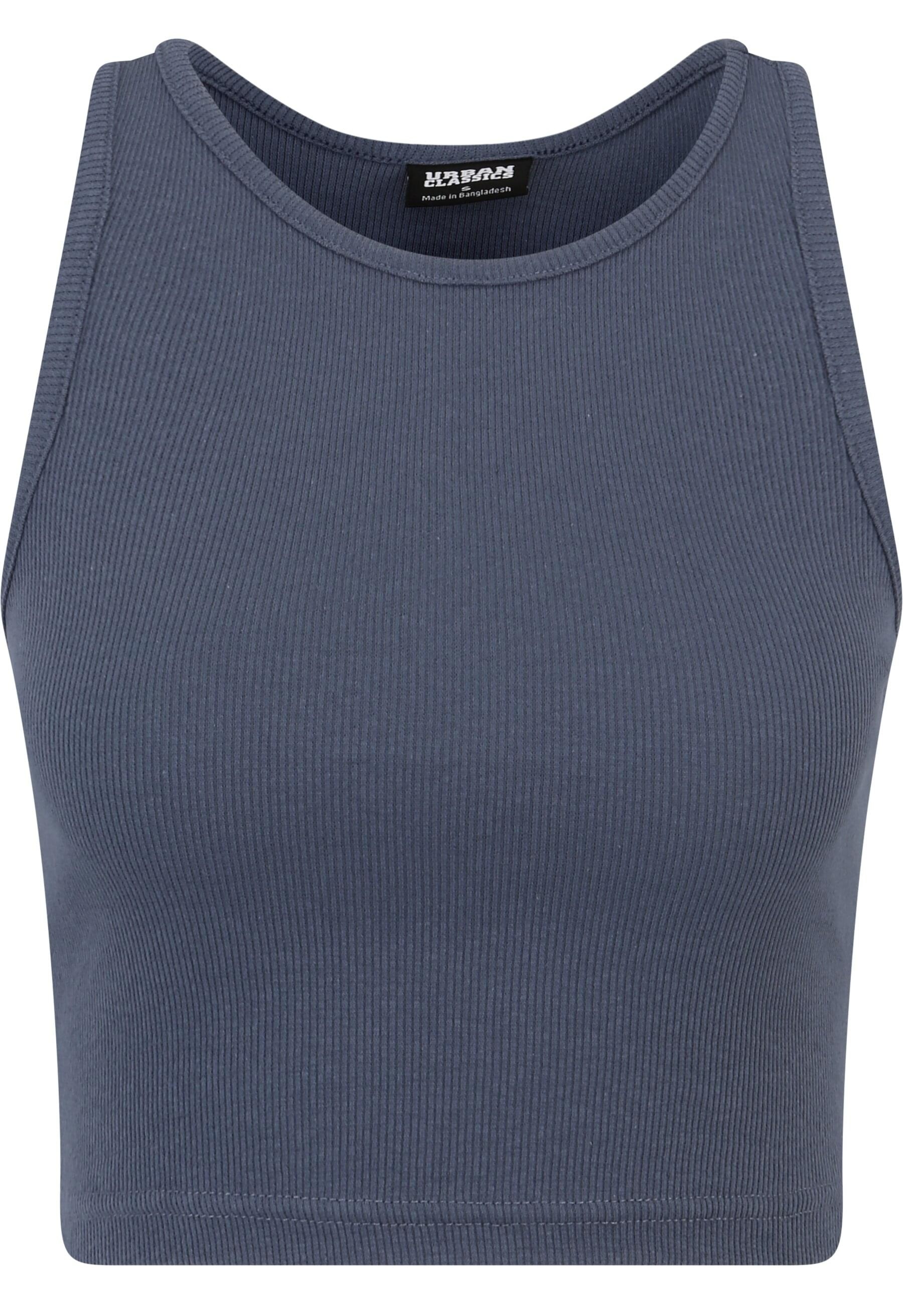 URBAN CLASSICS Muskelshirt »Urban Classics Damen Ladies Cropped Rib Top 2-Pack«, (1 tlg.)