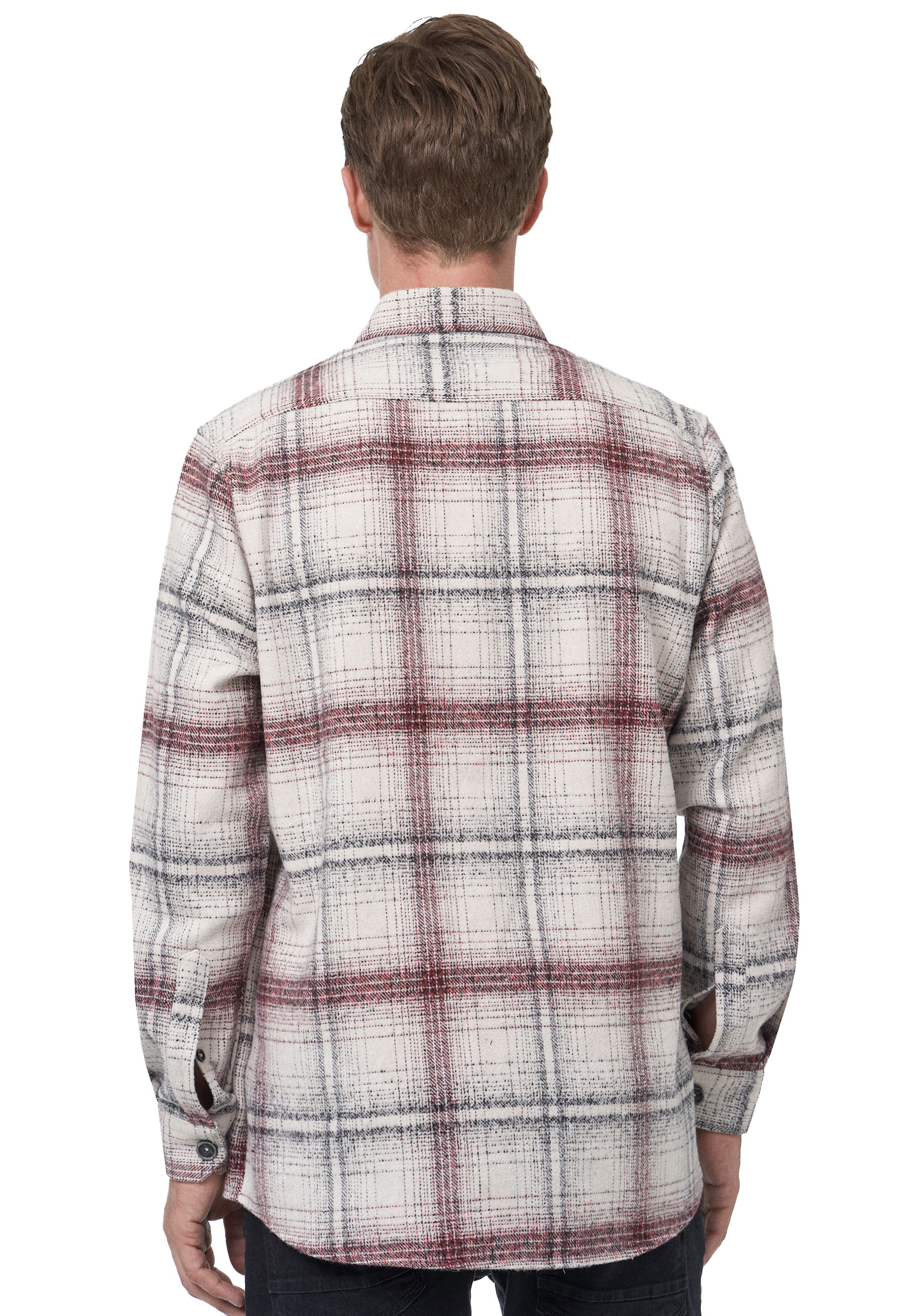 Rusty Neal Langarmhemd im trendigen Holzfäller-Look