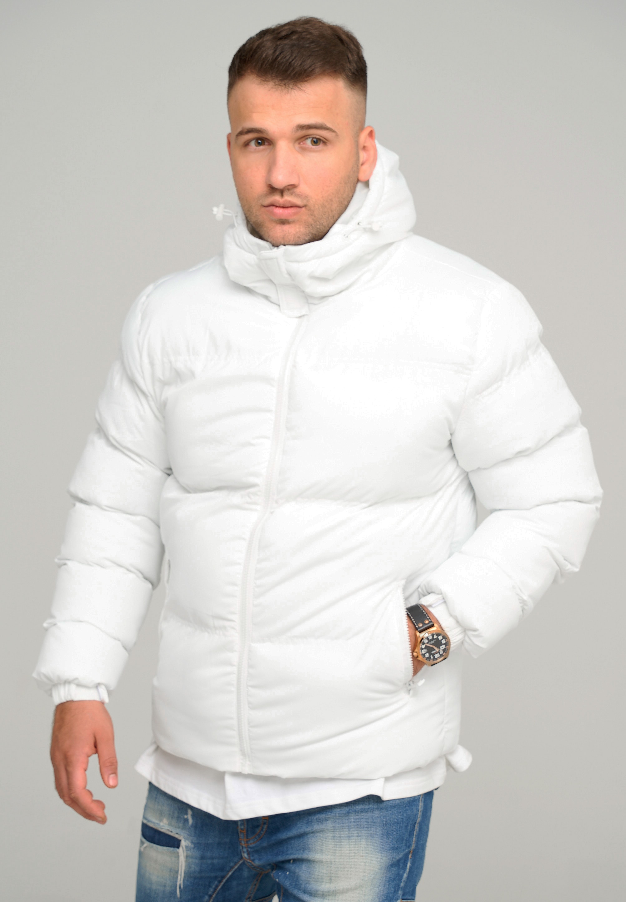 behype Steppjacke »BHROLLIN«, mit Kapuze