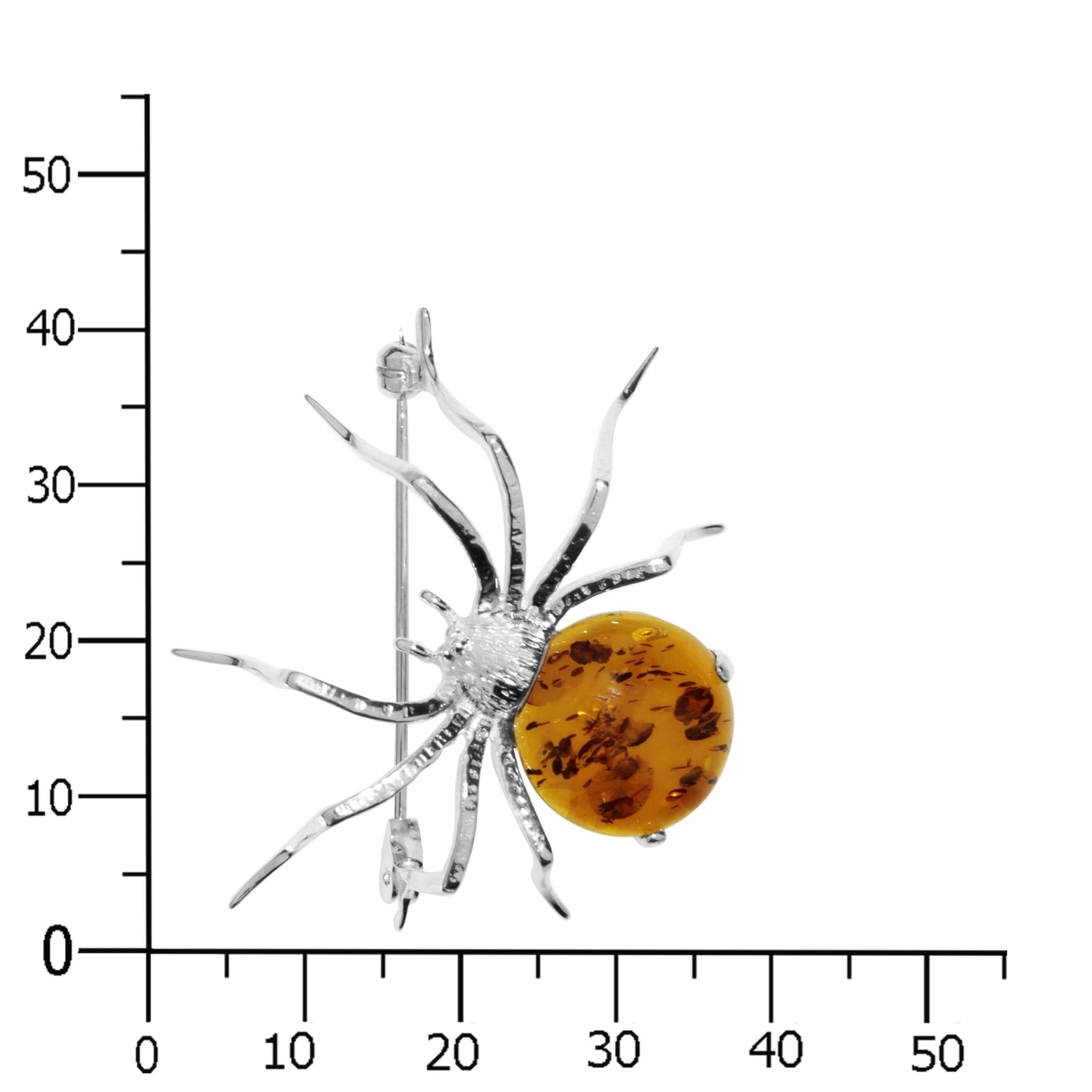 OSTSEE-SCHMUCK Brosche »Ostsee-Schmuck Brosche Spinne 48 x 40 mm«