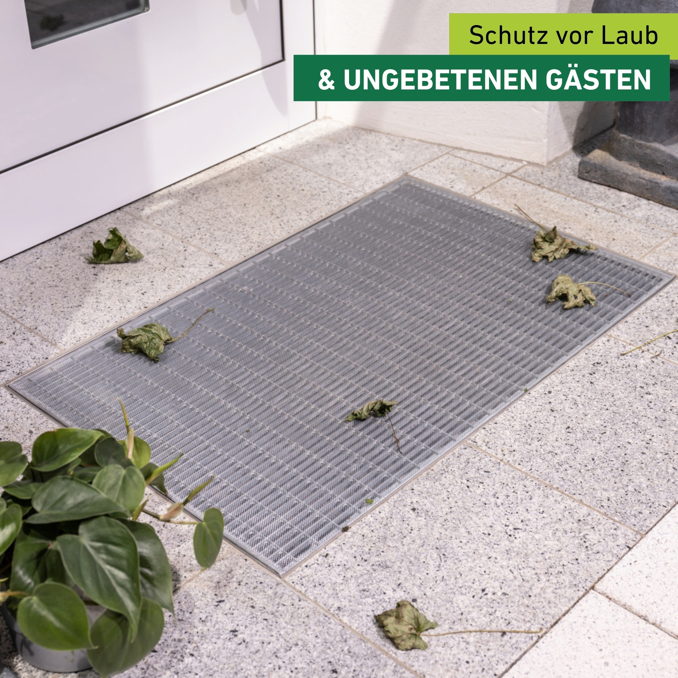 Windhager Lichtschachtabdeckung »zuverlässiger Schutz vor Laub, Ungeziefer, Kellerschacht Schutzgitter« 1 Stk. tlg. individuell kürzbar, erhältlich in Alu-, Edelstahl-, Fiberglasgewebe