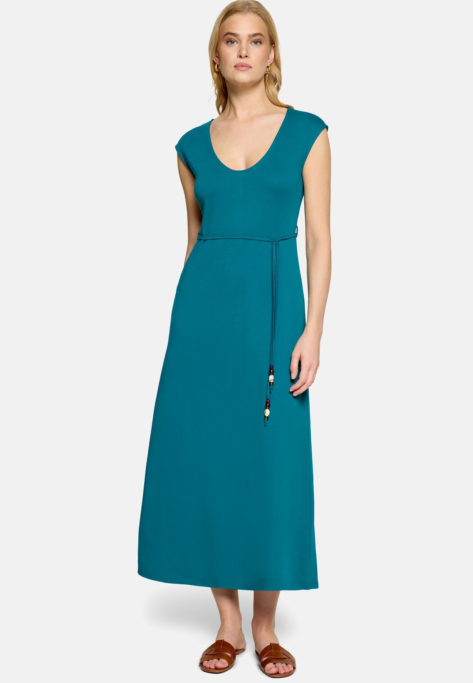 Zero Maxikleid »Damen mit Gürtel« Material