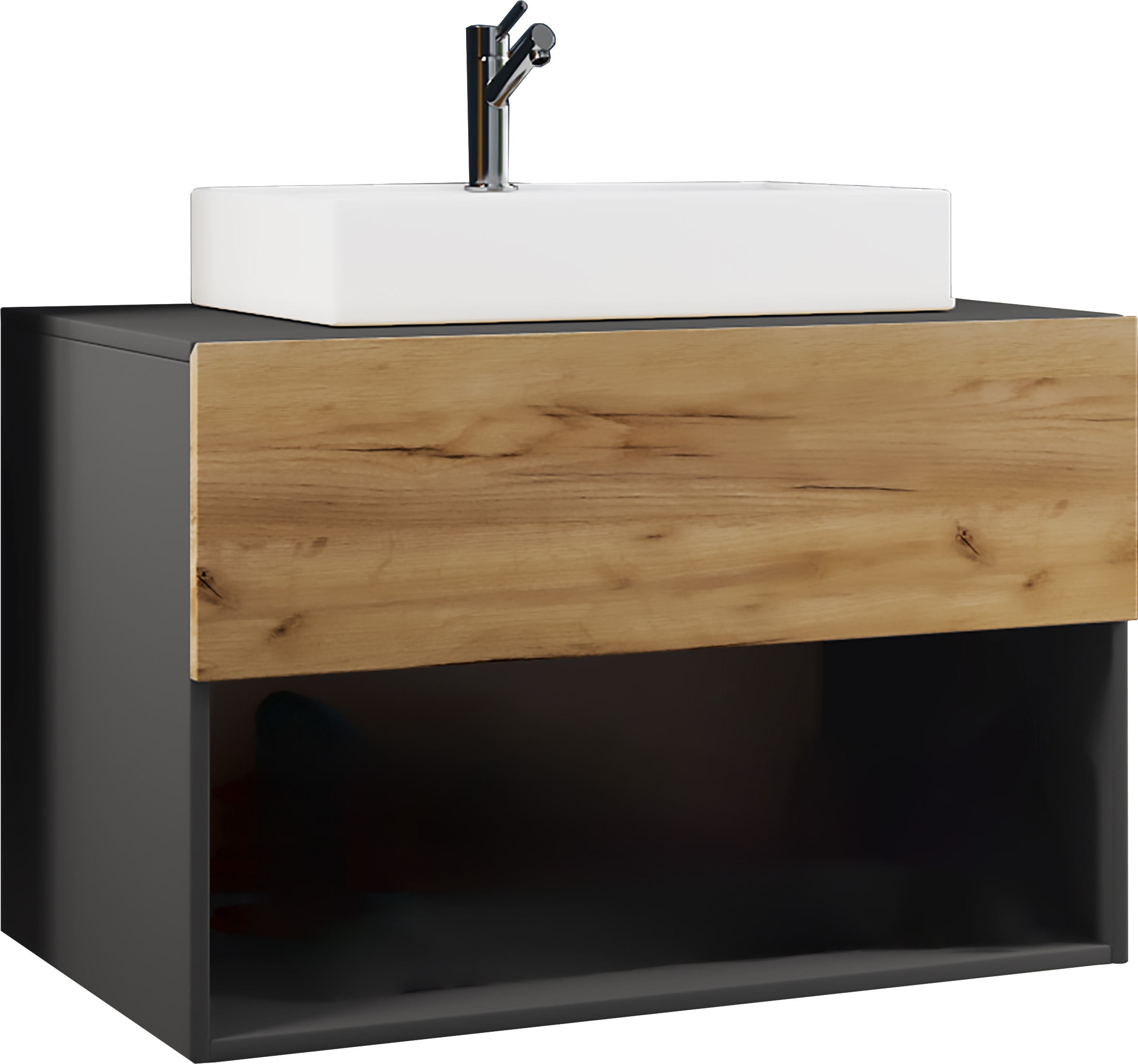 VCM Waschtisch »2-tlg. Waschtisch Waschplatz Badmöbel Lendas II« 2 Stk. tlg.