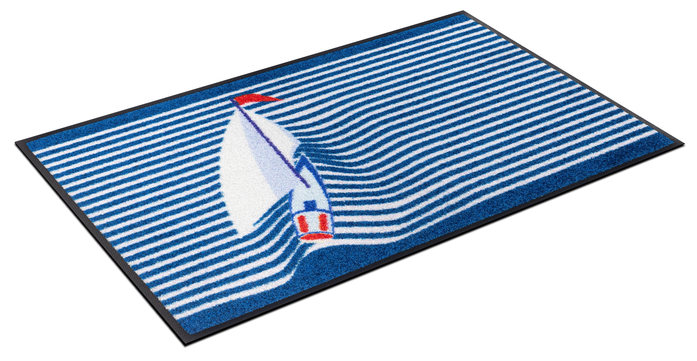 wash+dry by Kleen-Tex Fußmatte »Sailing Boat«, rechteckig, 7 mm Höhe