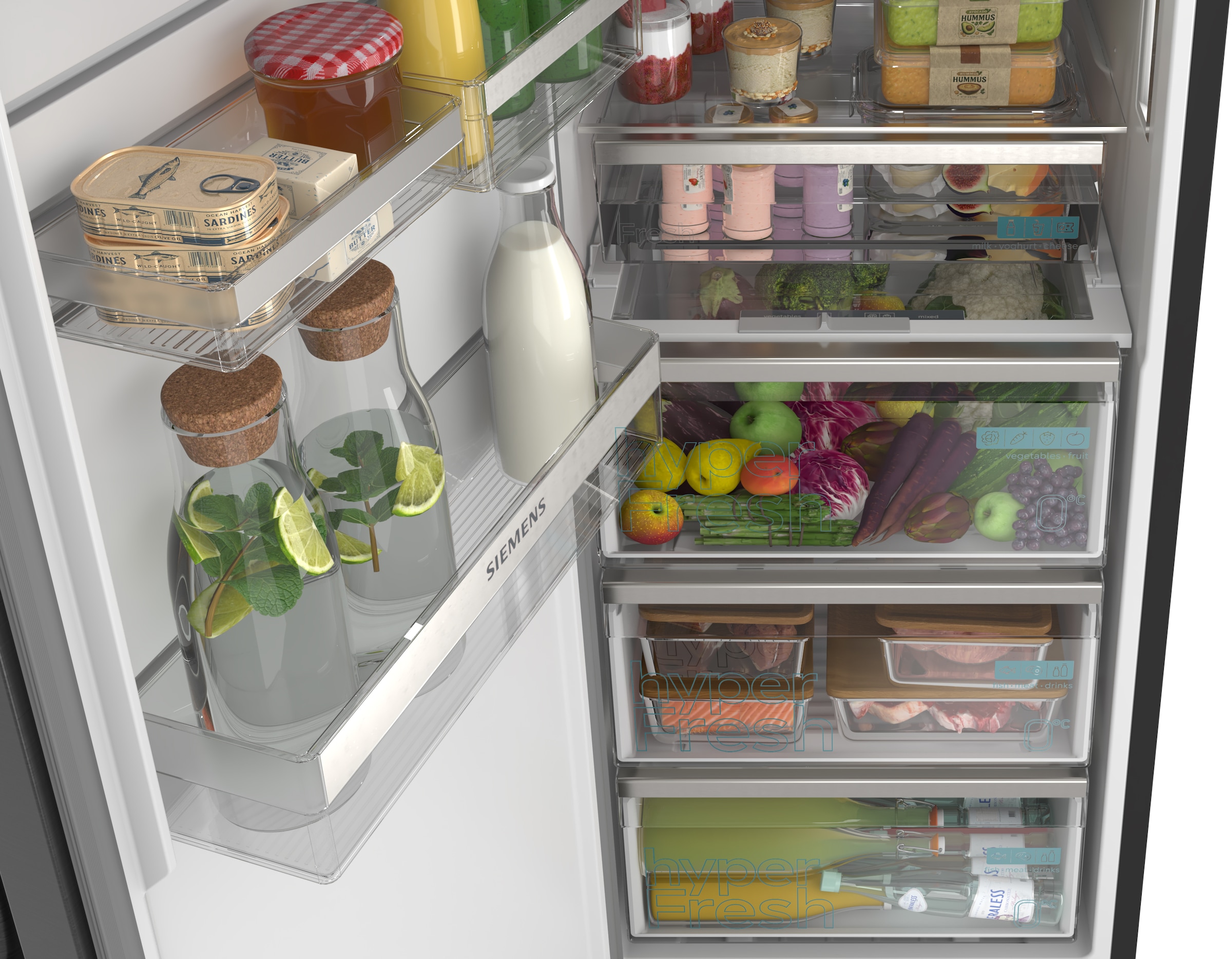 SIEMENS Kühlschrank iQ500 »KS36NAXCG« 186,2 cm hoch 59,5 cm breit