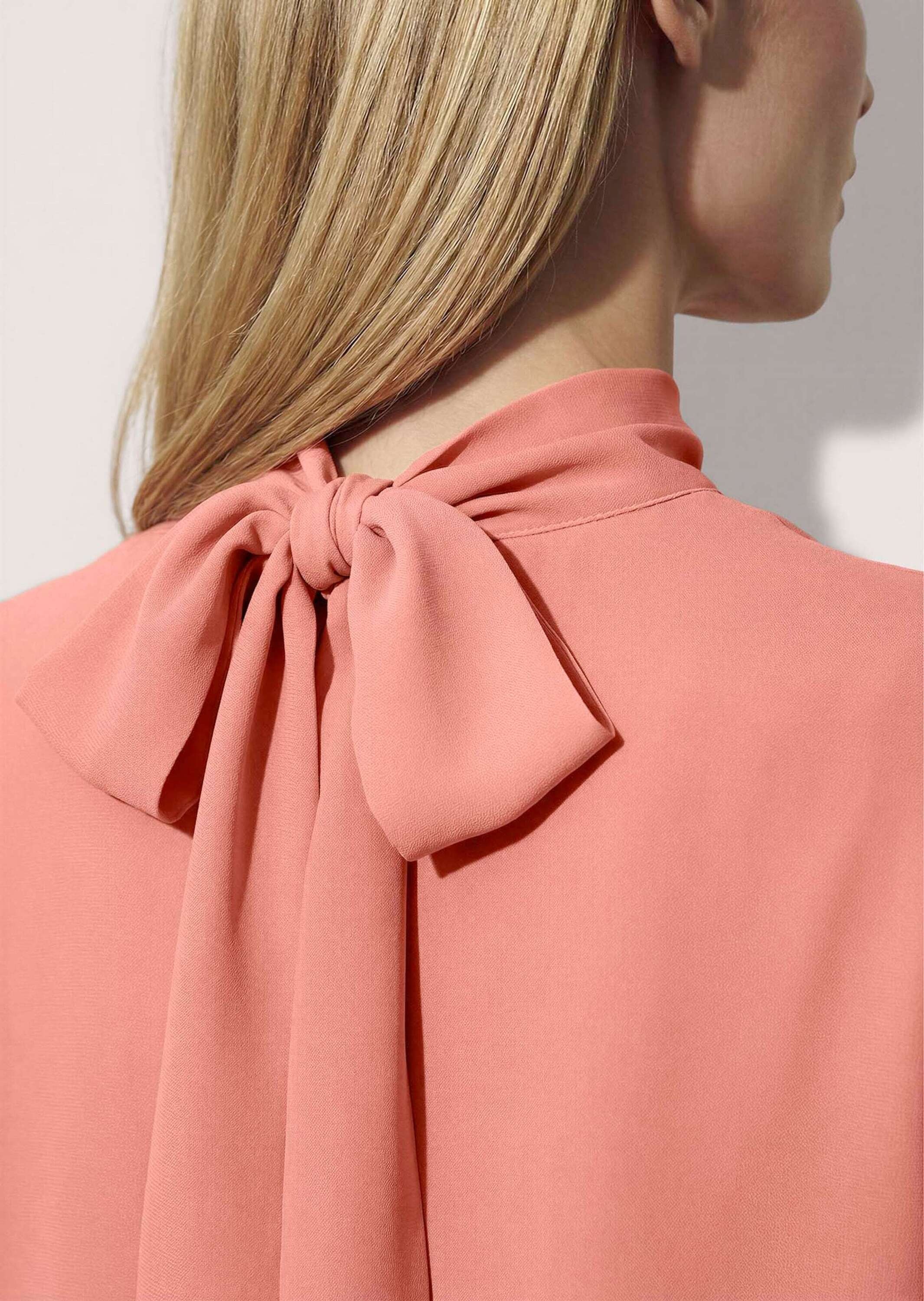 MADELEINE Langarmbluse »Bluse Chiffonbluse mit Schluppenband«