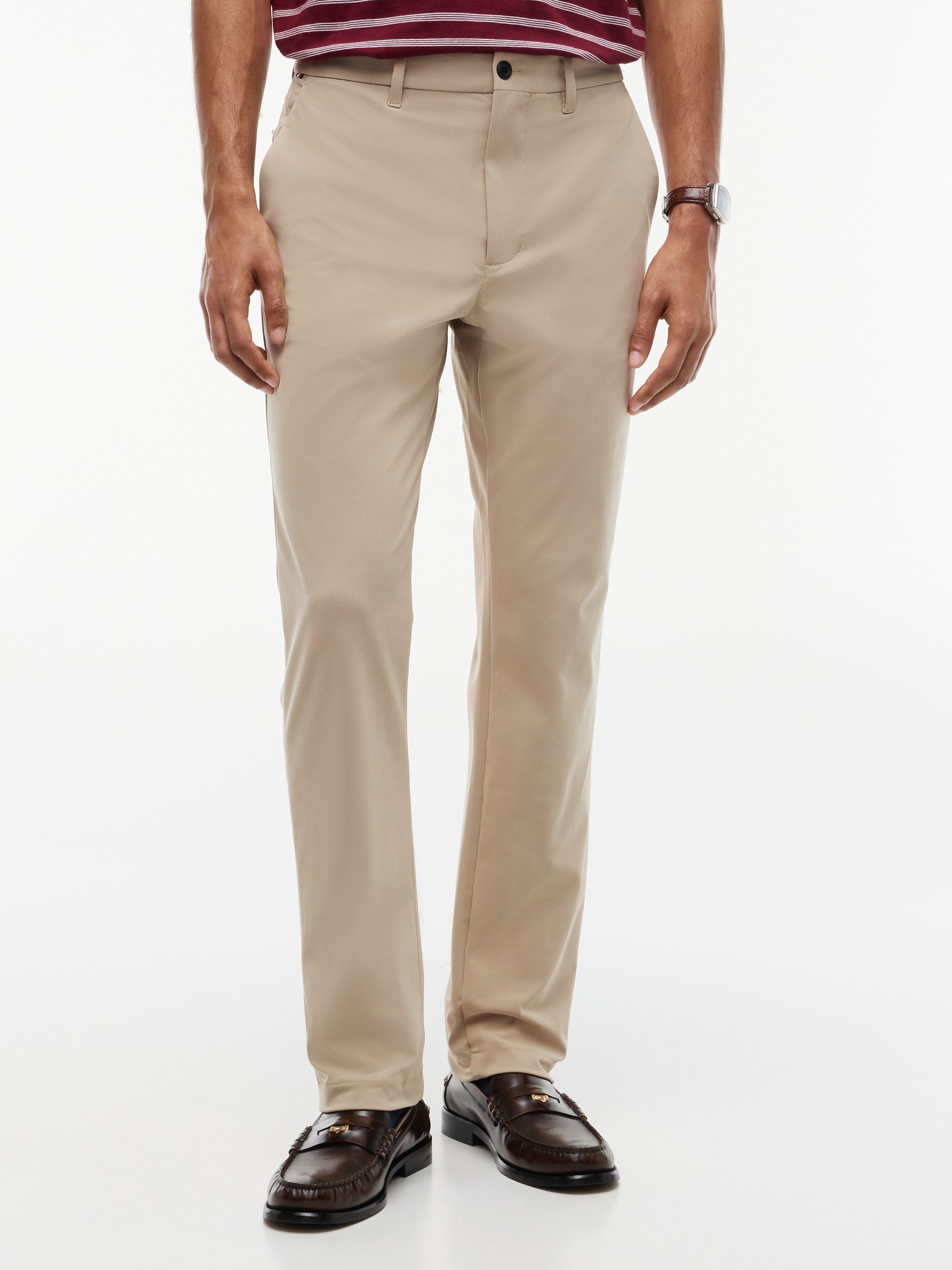 Tommy Hilfiger Chinohose "DENTON" feuchtigkeitsableitend, Straight Fit