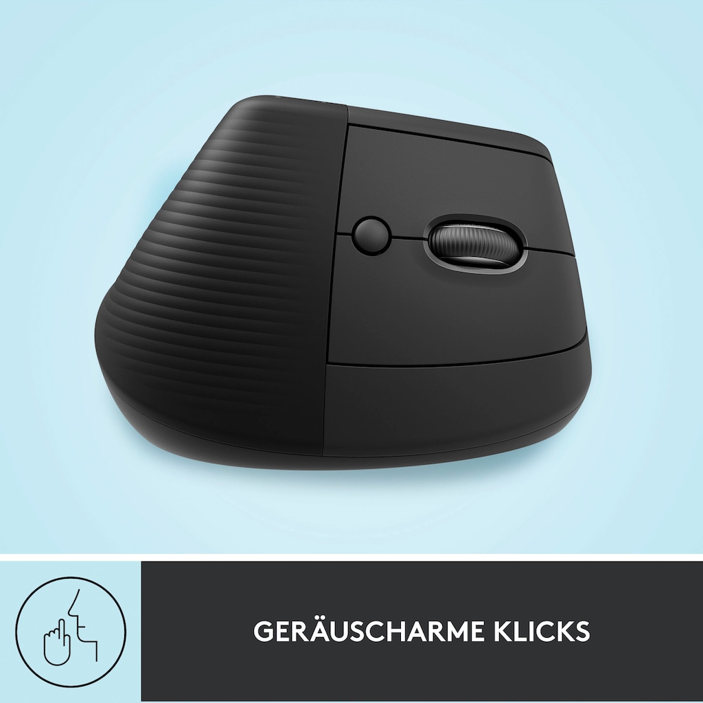 Logitech ergonomische Maus »Lift Right Vertical«, Bluetooth