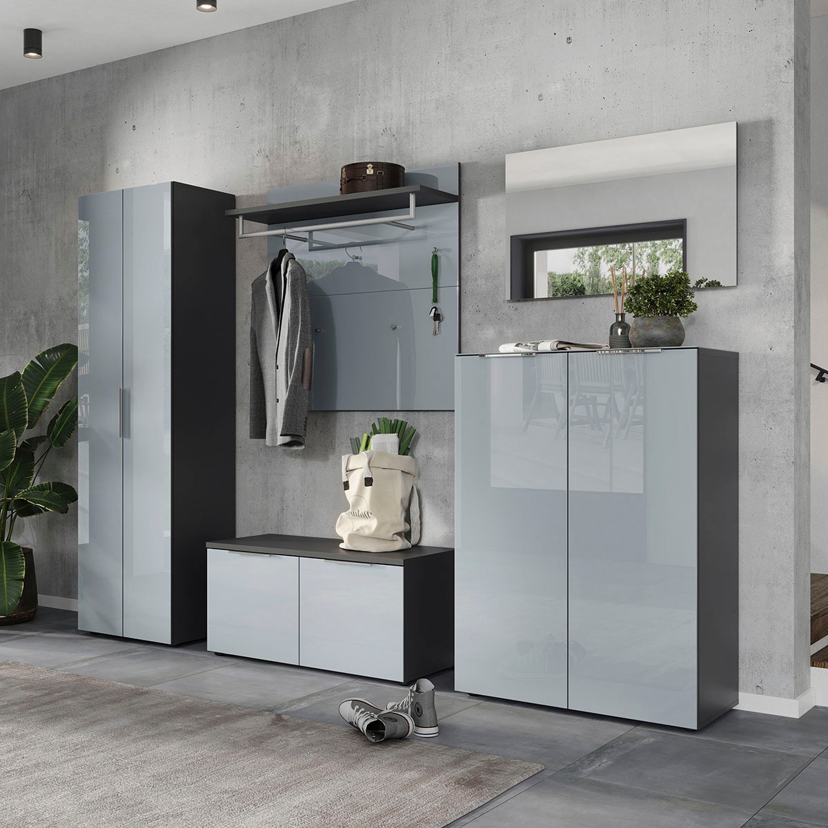 GERMANIA Garderoben-Set "Oakland" 5 Stk. tlg. günstig online kaufen