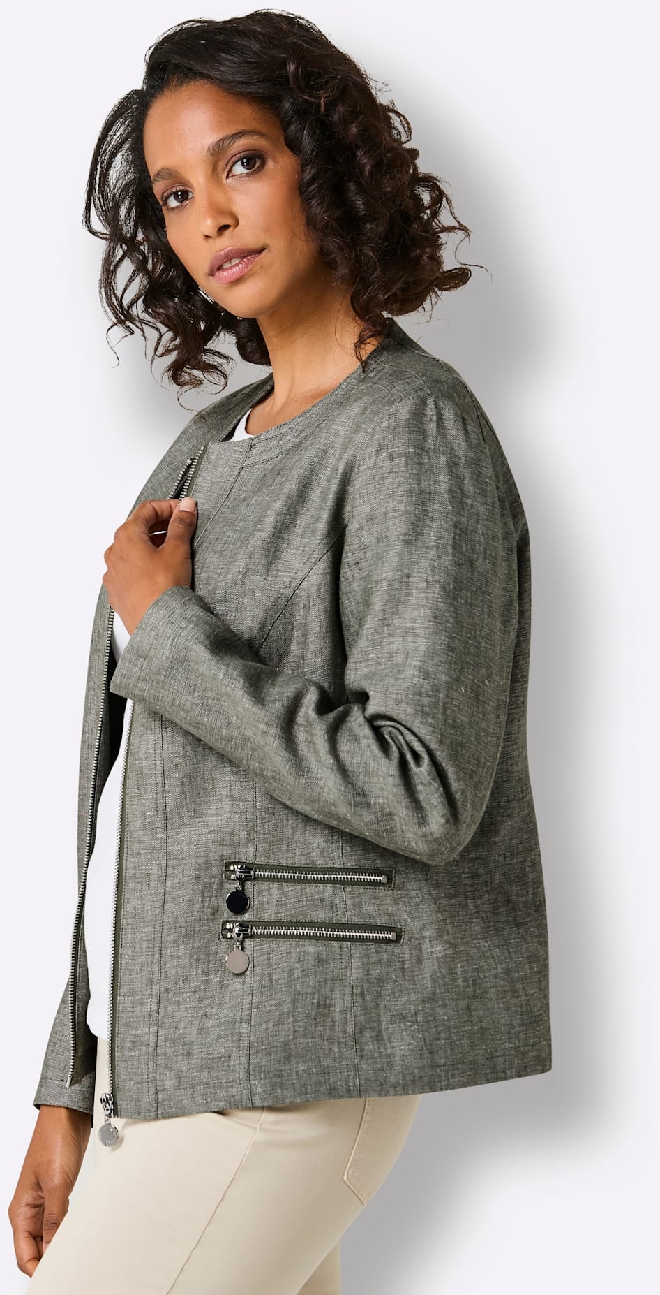 CREATION L PREMIUM Jackenblazer »Leinen-Blazer«