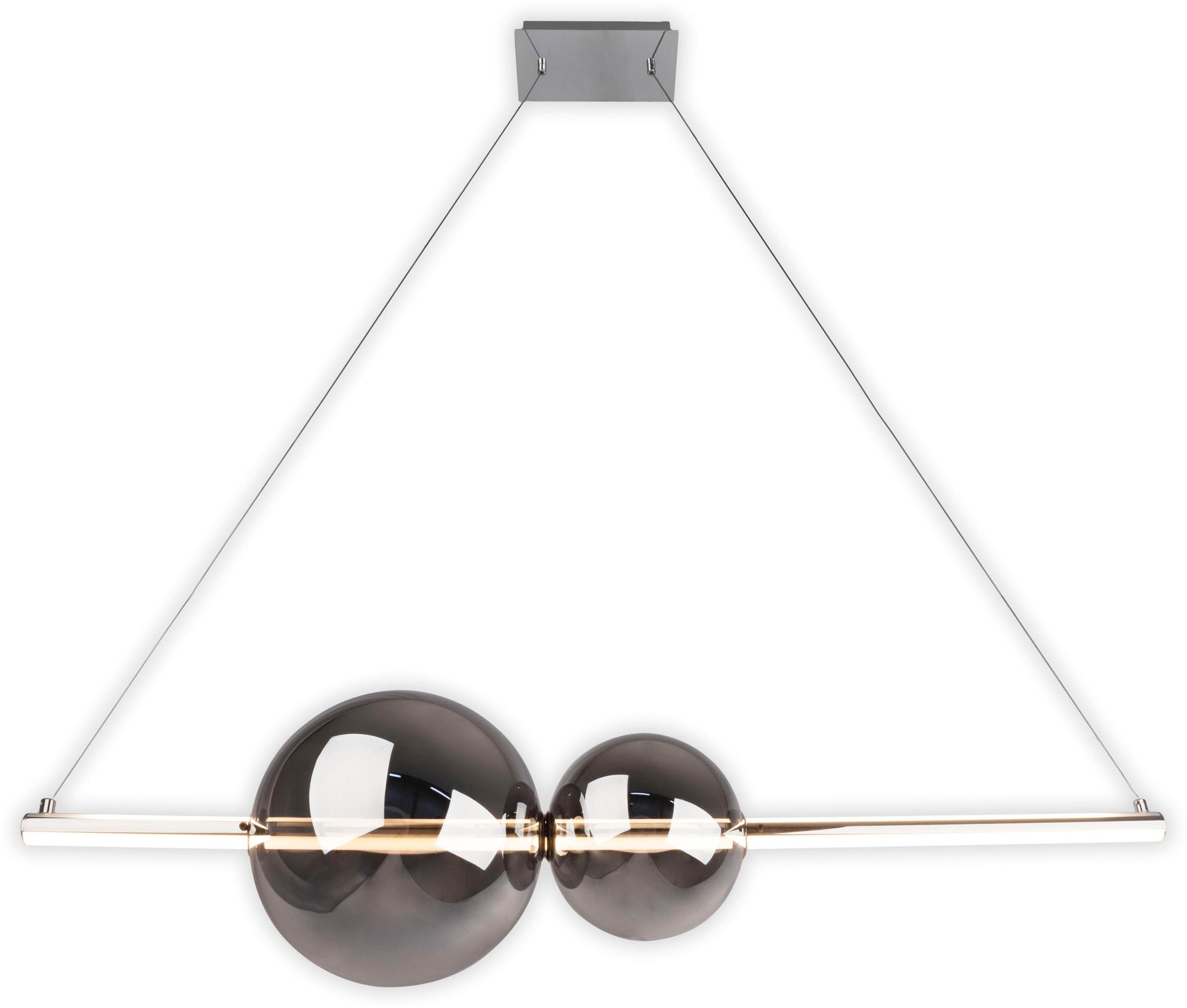 näve LED Pendelleuchte »NOVA«, Leuchtmittel LED-Modul | LED fest integriert, Dimmbar