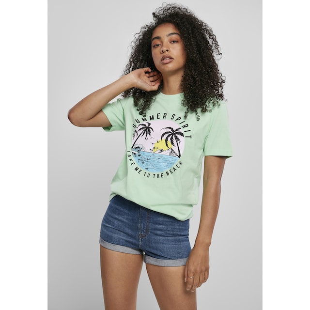 MisterTee Kurzarmshirt »Damen Ladies Summer Spirit Tee«, (1 tlg.) online  kaufen | BAUR