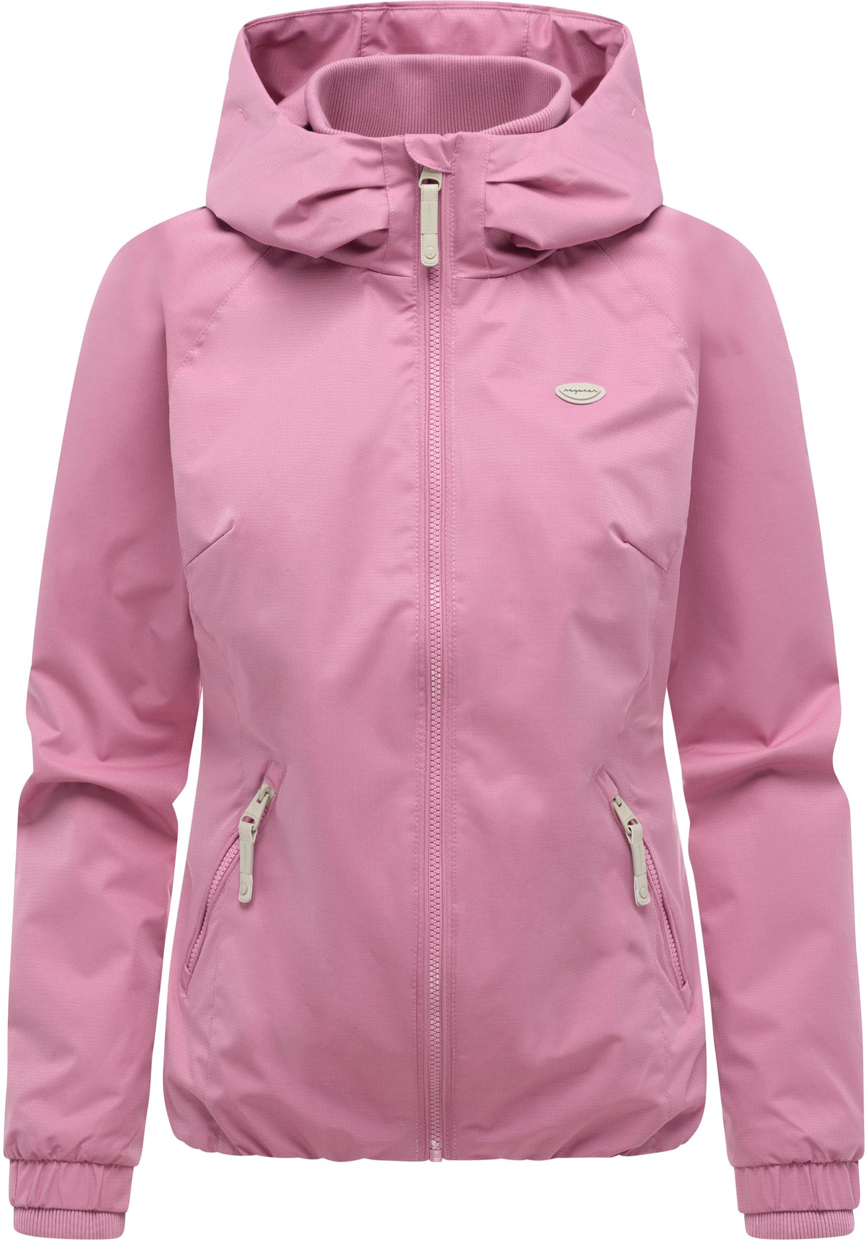 Ragwear Outdoorjacke "Dizzie Tech" mit Kapuze Wasserdichte Damen Übergangsjacke mit großer Kapuze