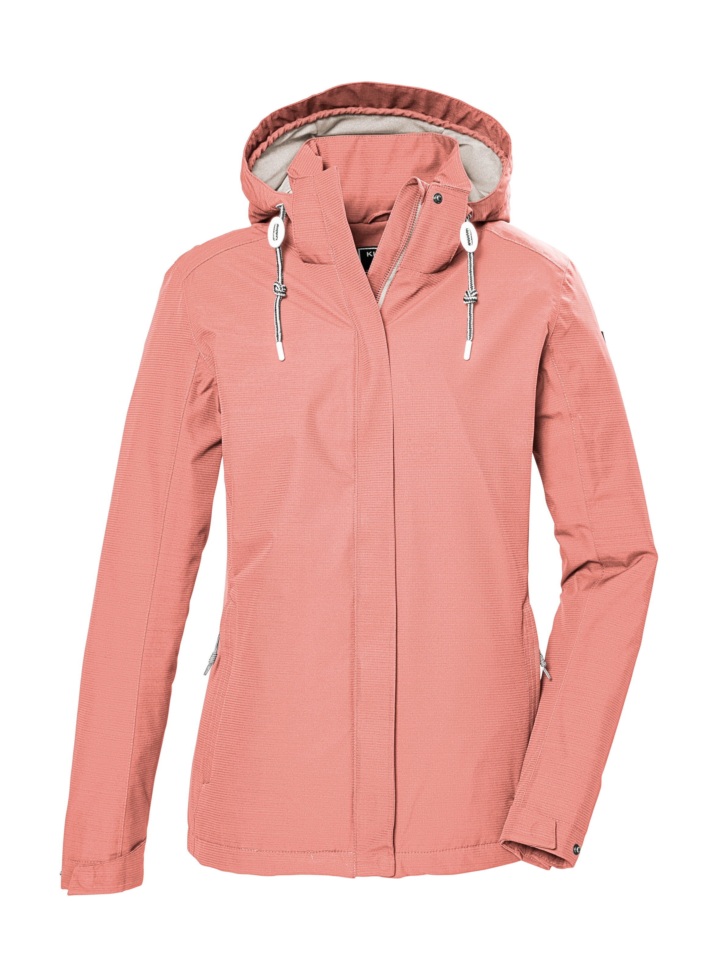Killtec Outdoorjacke "Kos 61 Wmn Jckt" Funktionsjacke, Wasser- Und Winddicht, Atmungsaktiv, Abnehmbare Kapuze