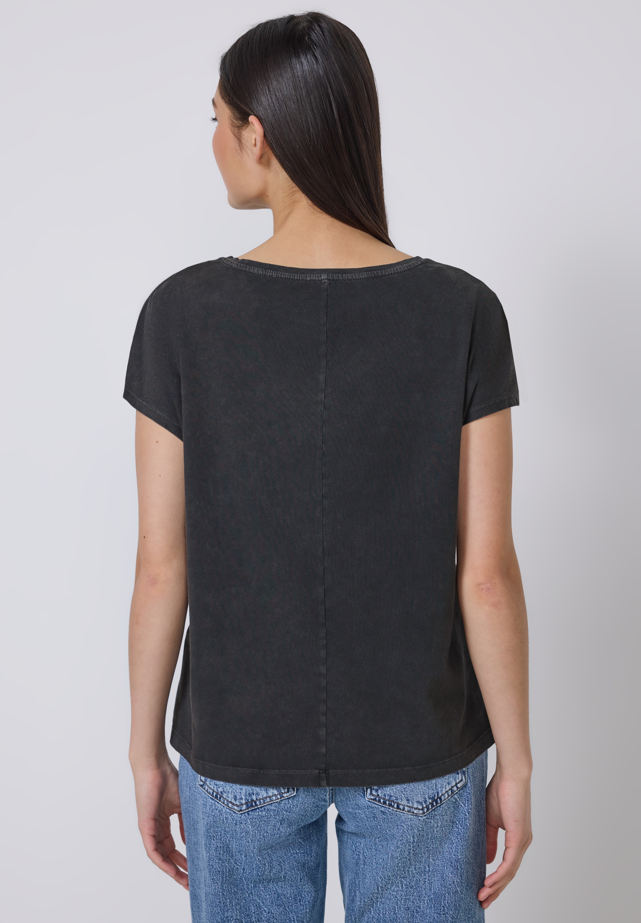 STREET ONE STUDIO T-Shirt, aus reiner Baumwolle